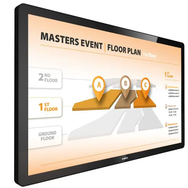 Monitor Interattivo Multitouch Philips 32” Full HD – Display Professionale Android - Supporti multimediali