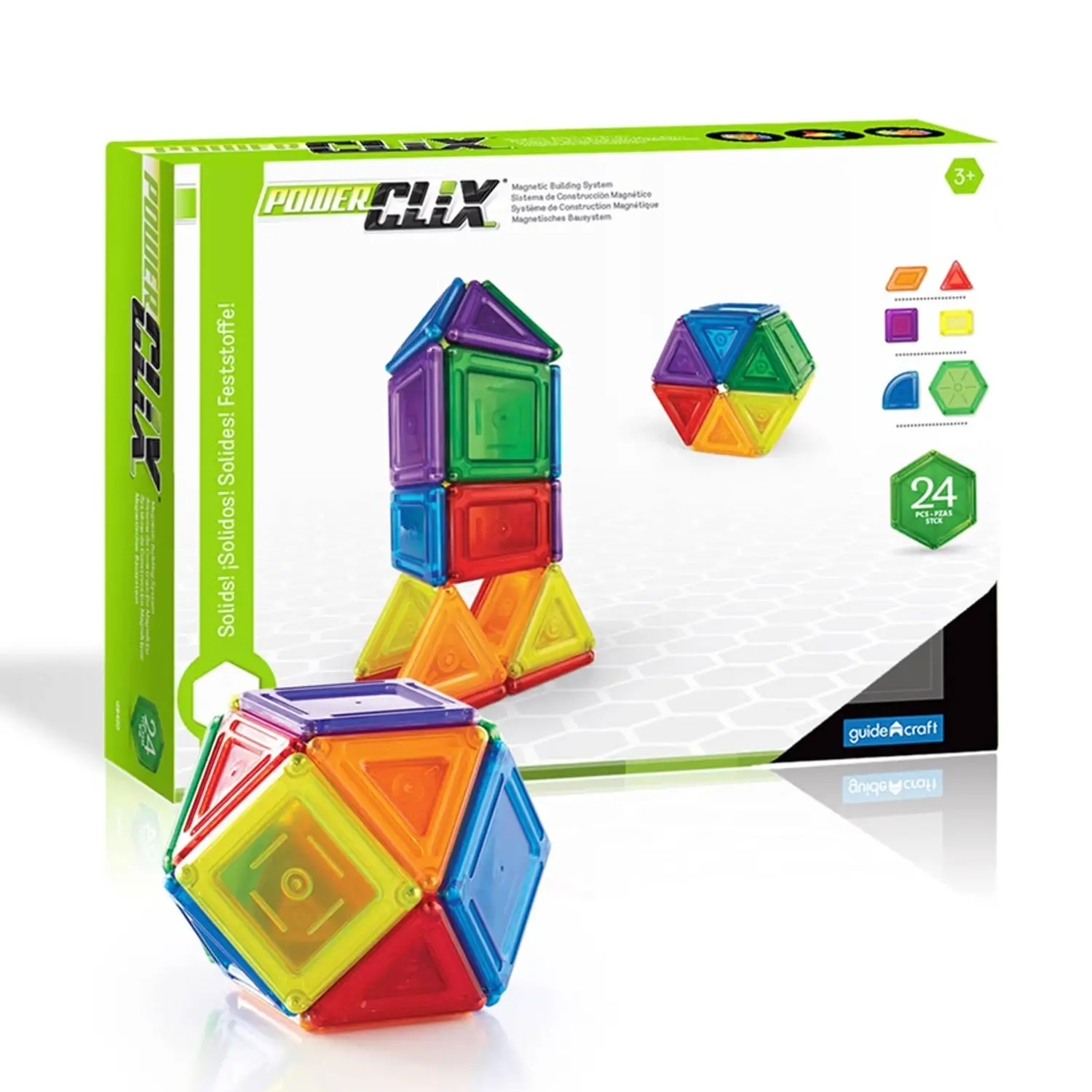 COSTRUZIONI MAGNETICHE POWER CLIX - FORME 24 PZ. - Costruzioni tecniche