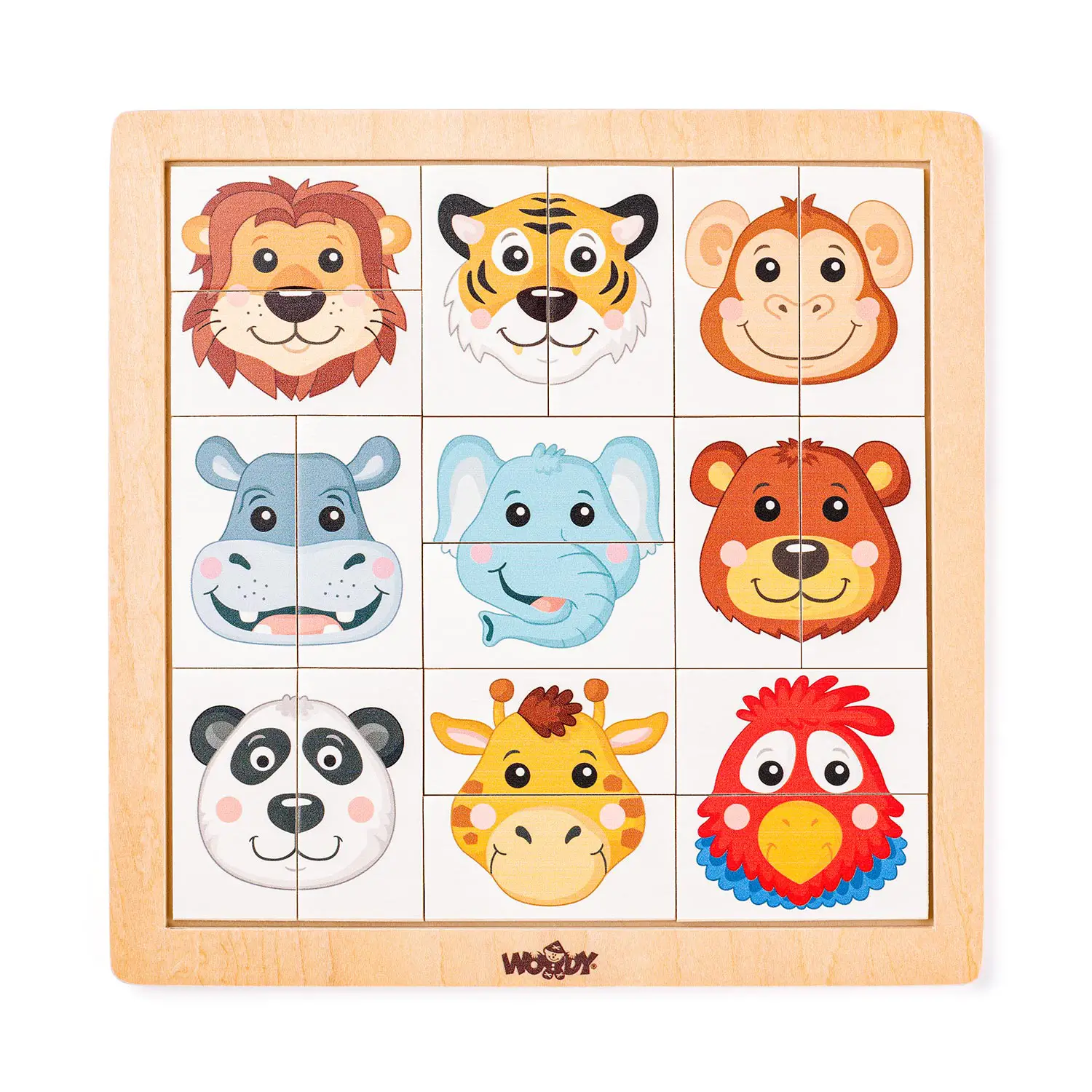 Puzzle Simmetrie Animali - Incastri e puzzle in legno