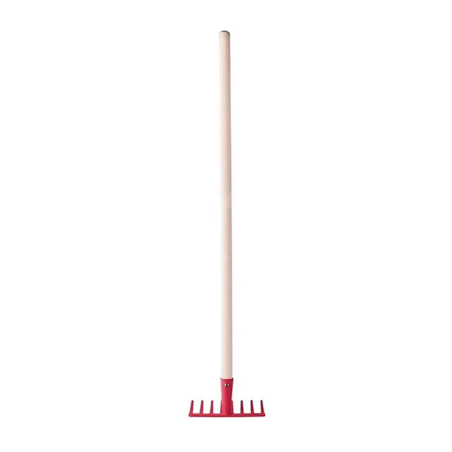 Maxi Rastrello In Metallo Con Manico In Legno - 76 Cm. - Giardinaggio