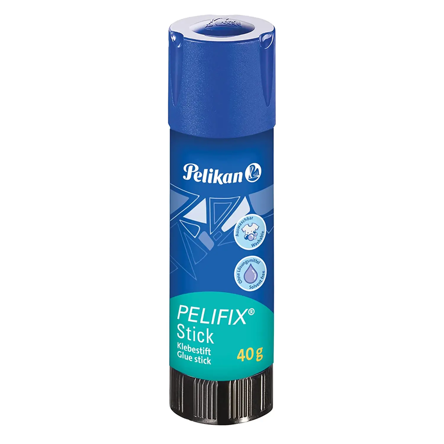 Colla Stick 40 Gr. Pelifix Trasparente, Senza Solventi, Per La Scuola 12 Pezzi - Nastri adesivi e colle