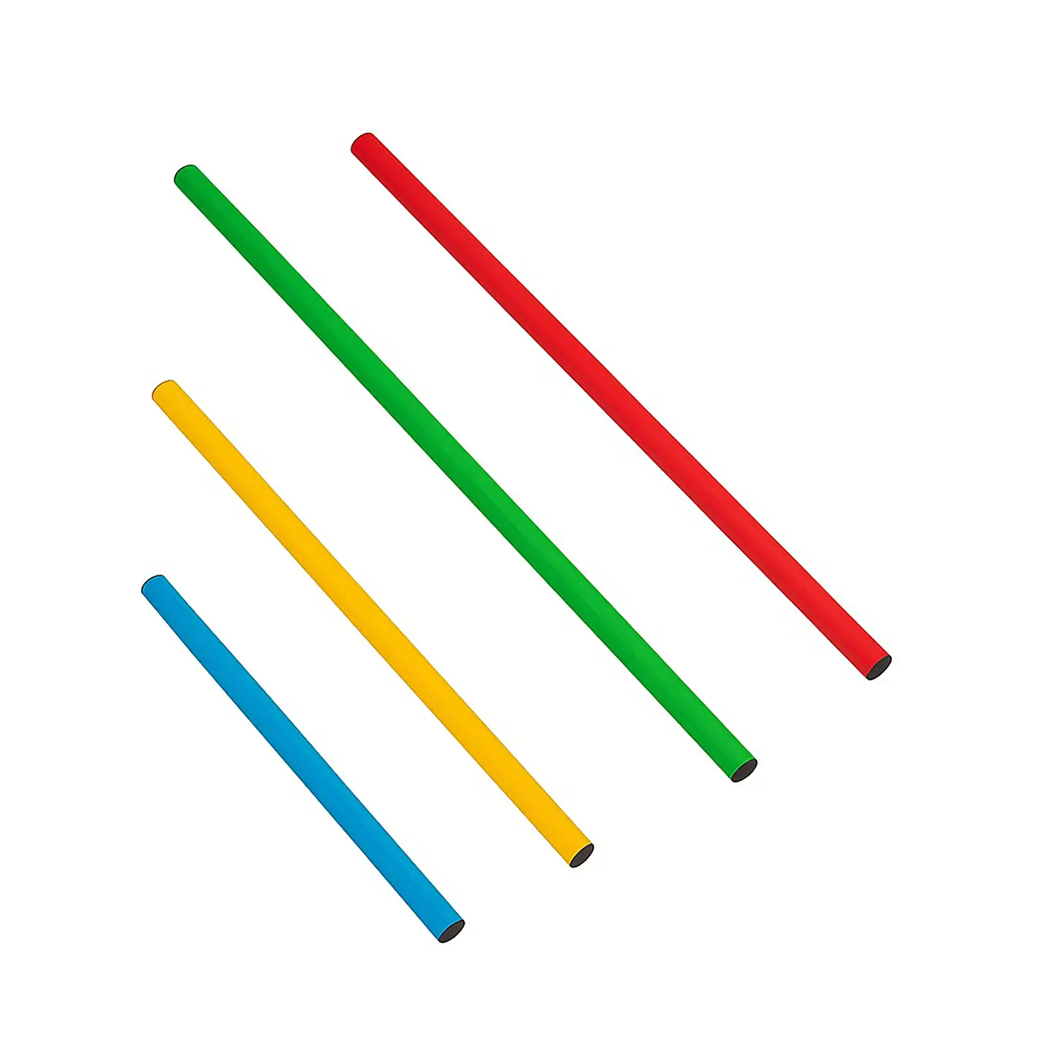 Bastoni per Ginnastica Psicomotoria 100 cm. Set 4 Colori - Ritmica