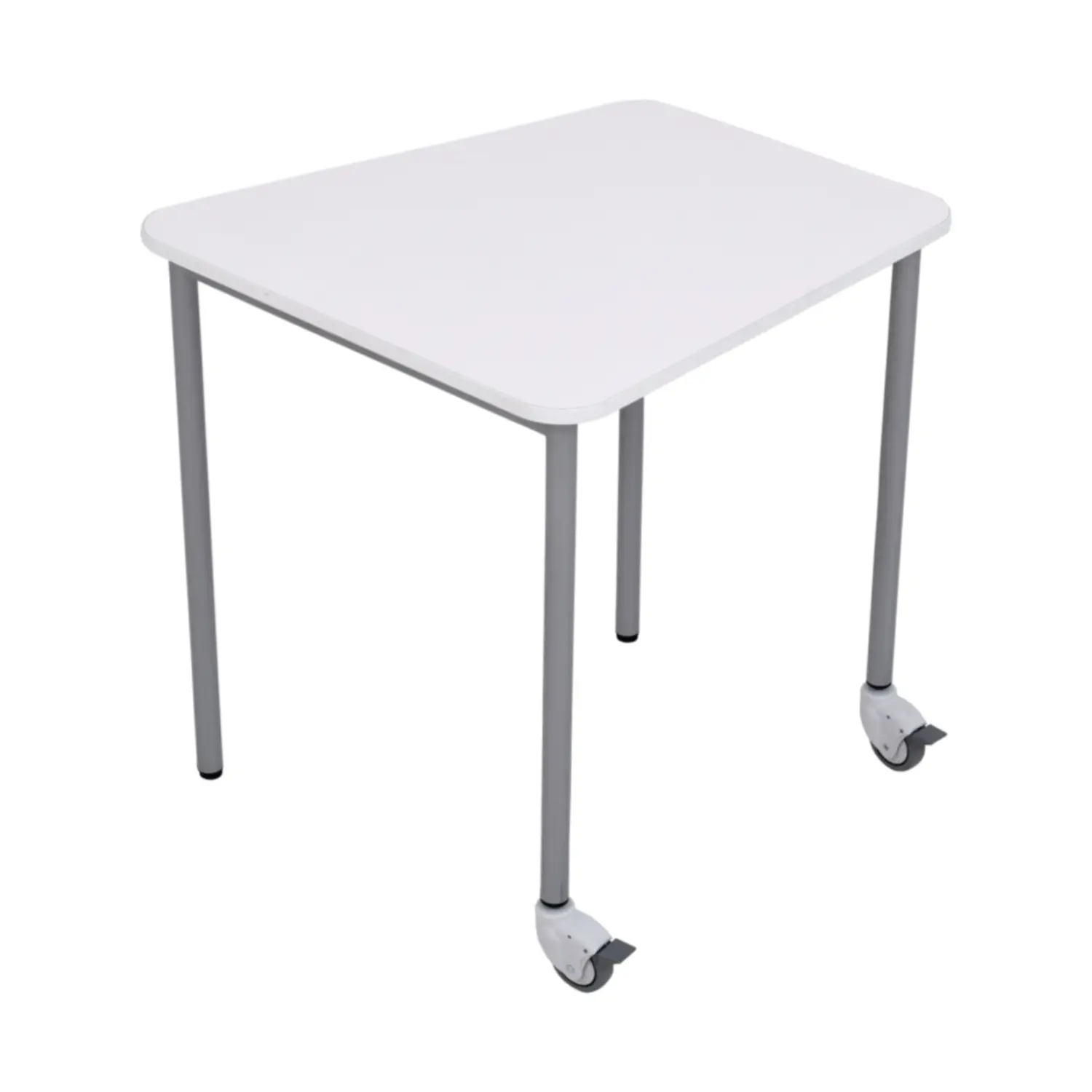 Tavolo Moove+ Reverso con Ruote H 76 cm – Bianco per Ambienti Scolastici Innovativi - Arredo serie Aula 3.0
