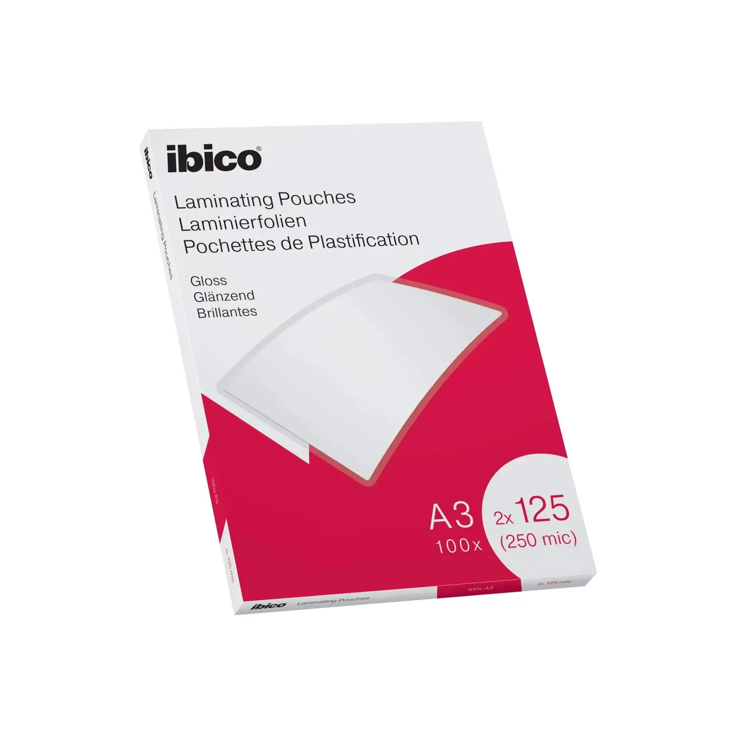 Pouches per Plastificazione Basics Ligth A3 125 micron 100 Pezzi - rilegatrici/plastificatrici