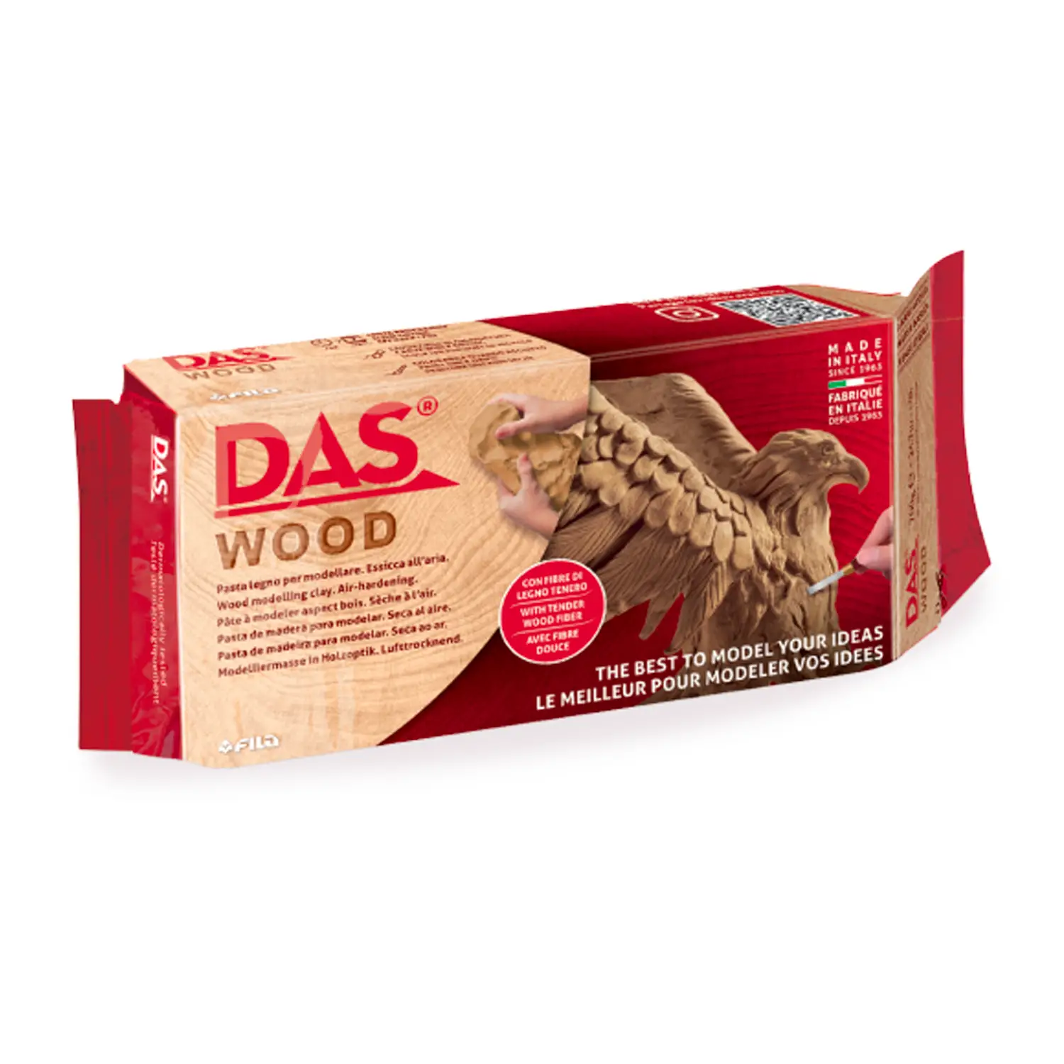 Pasta da Modellare DAS Wood – 350 gr - Paste per modellare