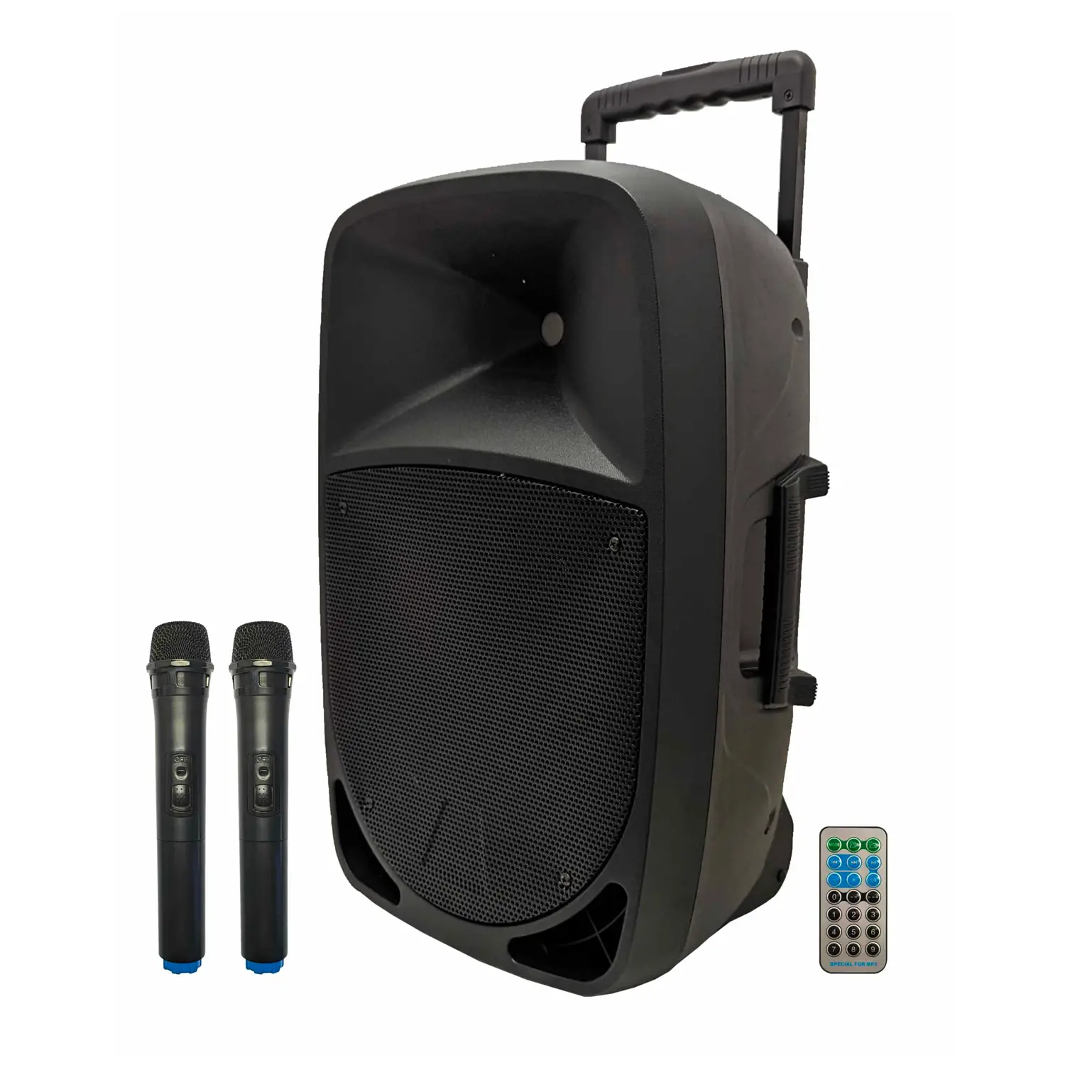 Diffusore Box Amplificato Ricaricabile 160 Watt con 2 Radiomicrofoni - Supporti multimediali