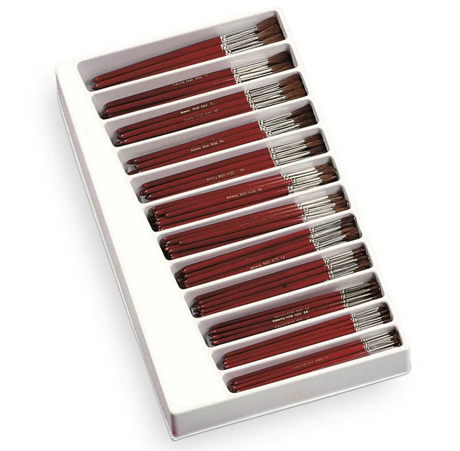 Set Pennelli Punta Tonda in Pelo di Pony – Contenitore da 228 Pezzi Assortiti - Pennelli e accessori