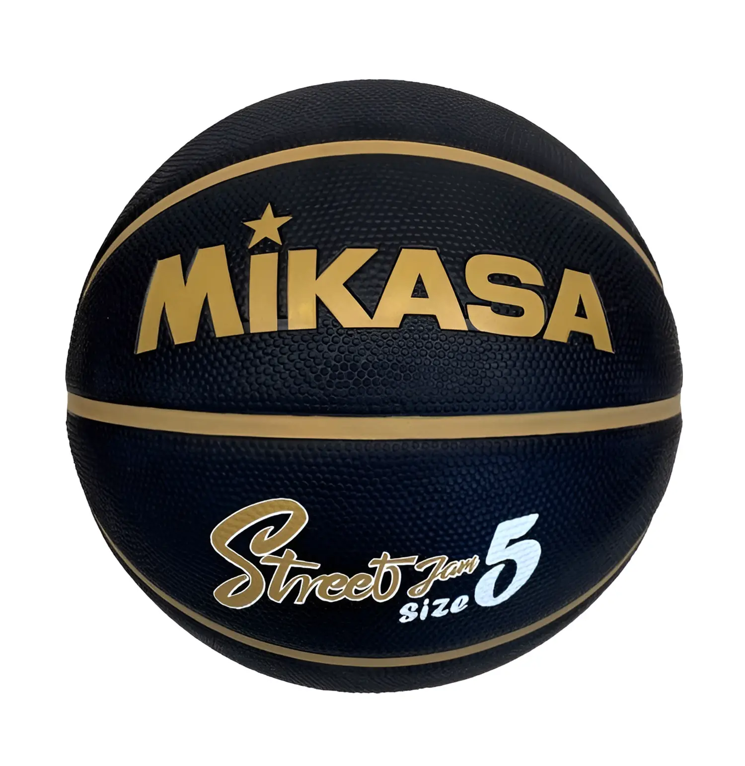 Pallone Minibasket Mikasa Misura 5 Nero e Oro - Palle e palloni