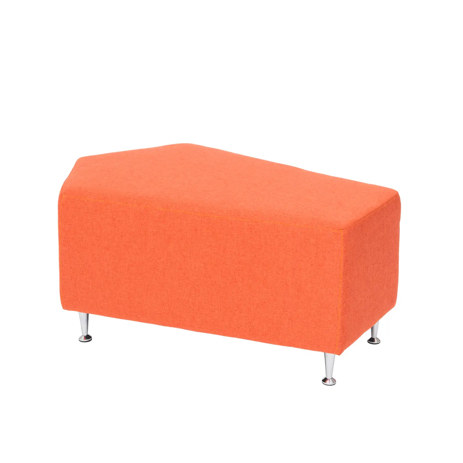 Divanetto Modulare Star – Pouff per Ragazzi e Adulti - Arancione - Arredo serie Aula 3.0