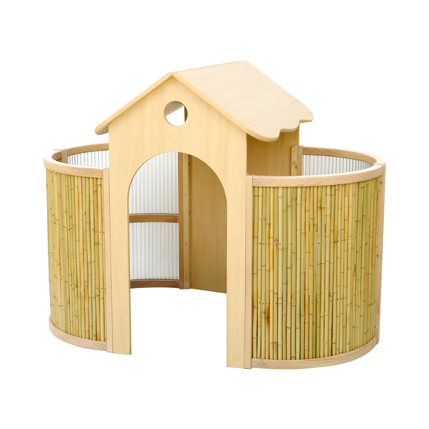 Casetta Rifugio per Bambini in Legno e Bambù - Rifugi e tane