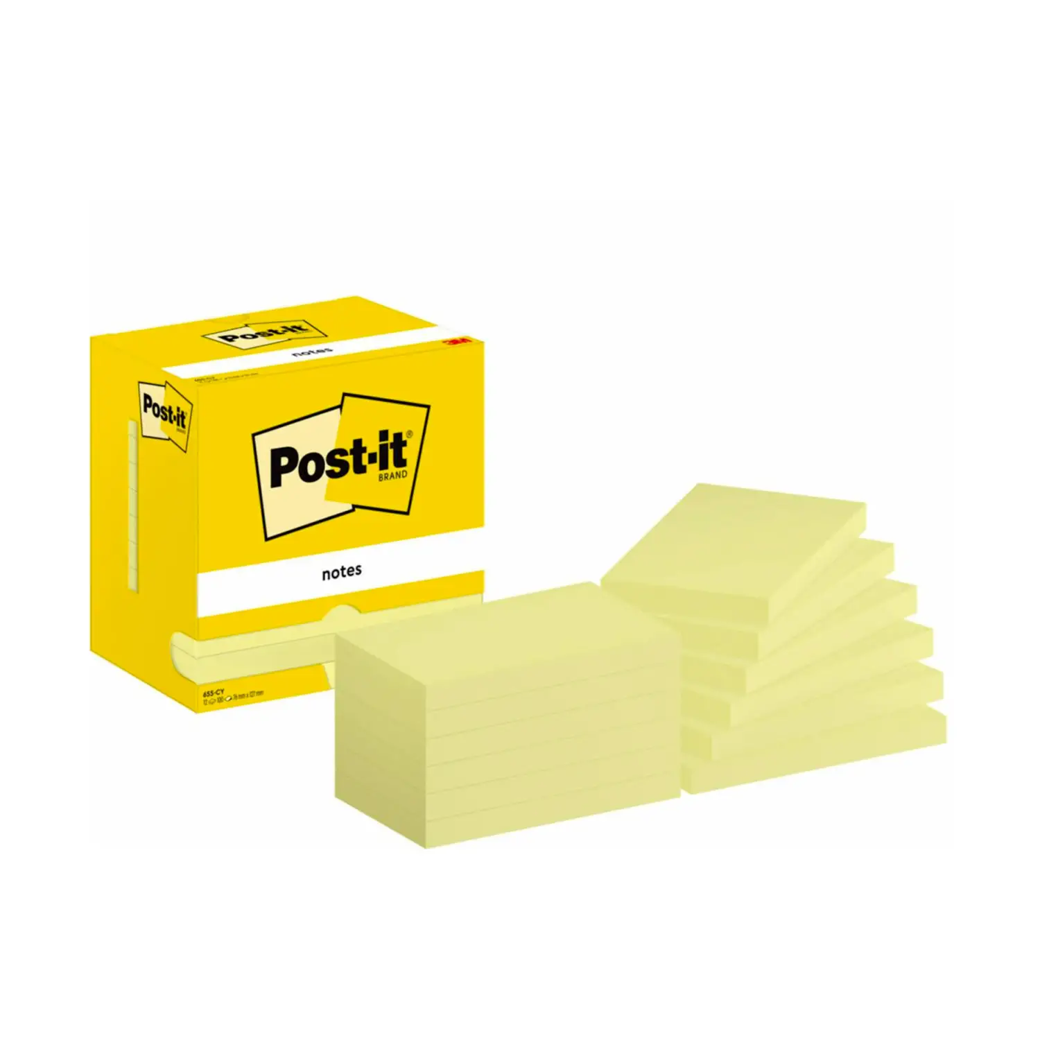 Foglietti Post-it® 3M Canary Yellow – 76x127 mm, 100 Fogli - Accessori ufficio