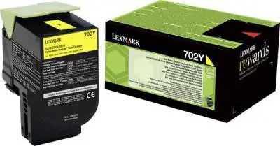 Lexmark Toner 702C Giallo Capacità Standard - Consumabili