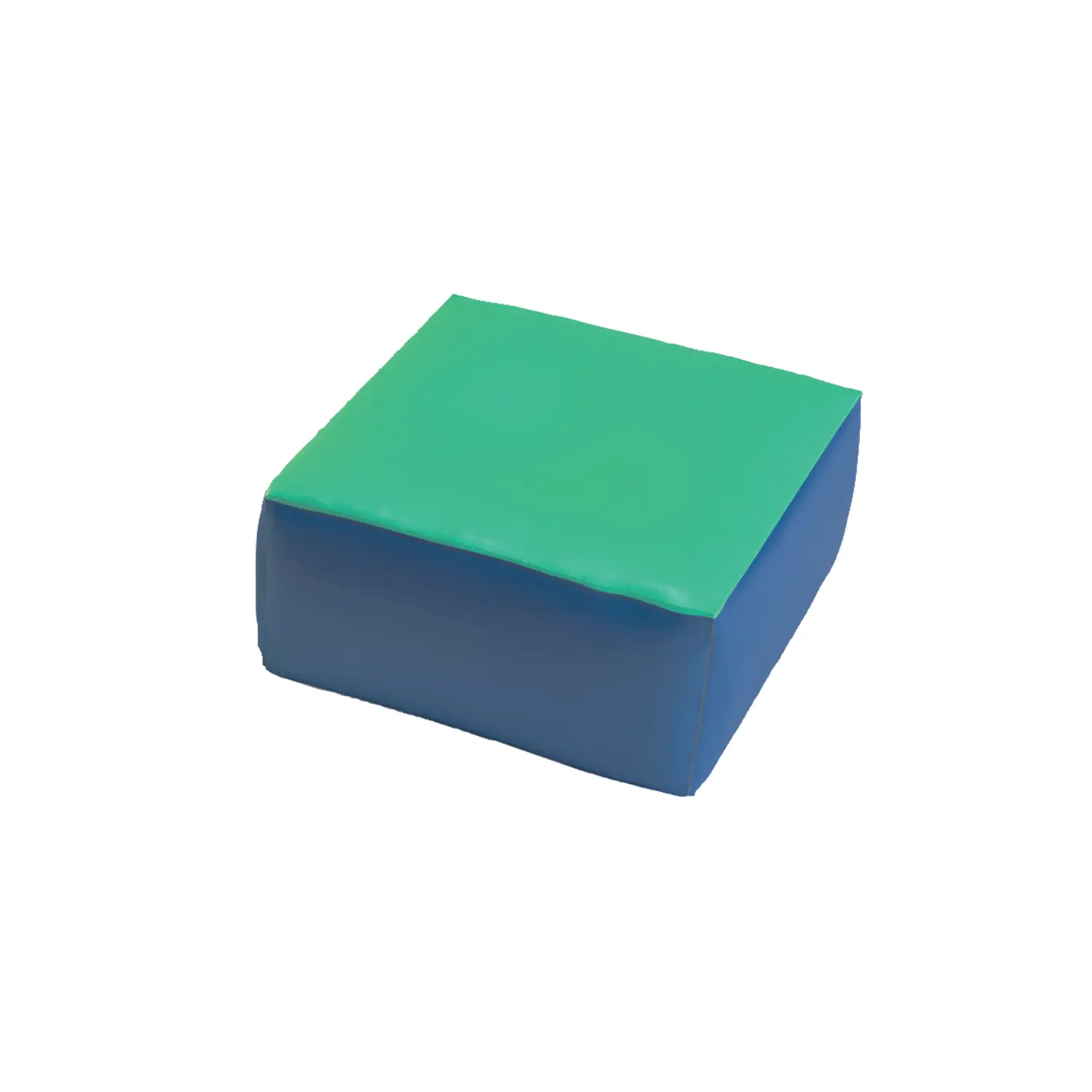 Pouf Quadrato cm.60x60 Verde-Azzurro - Percorsi motori