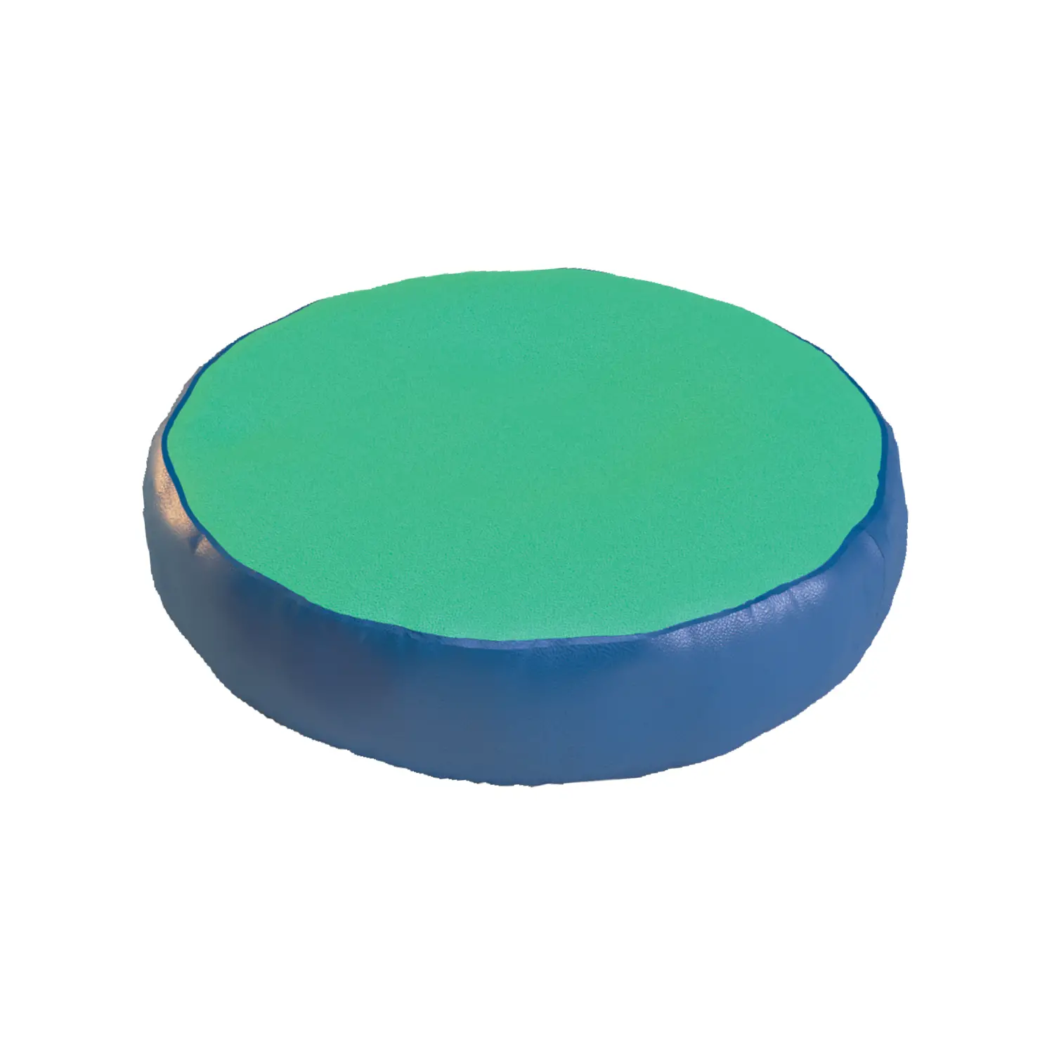 Pouf Tondo Grande ø 120 cm. Verde-Azzurro - Percorsi motori
