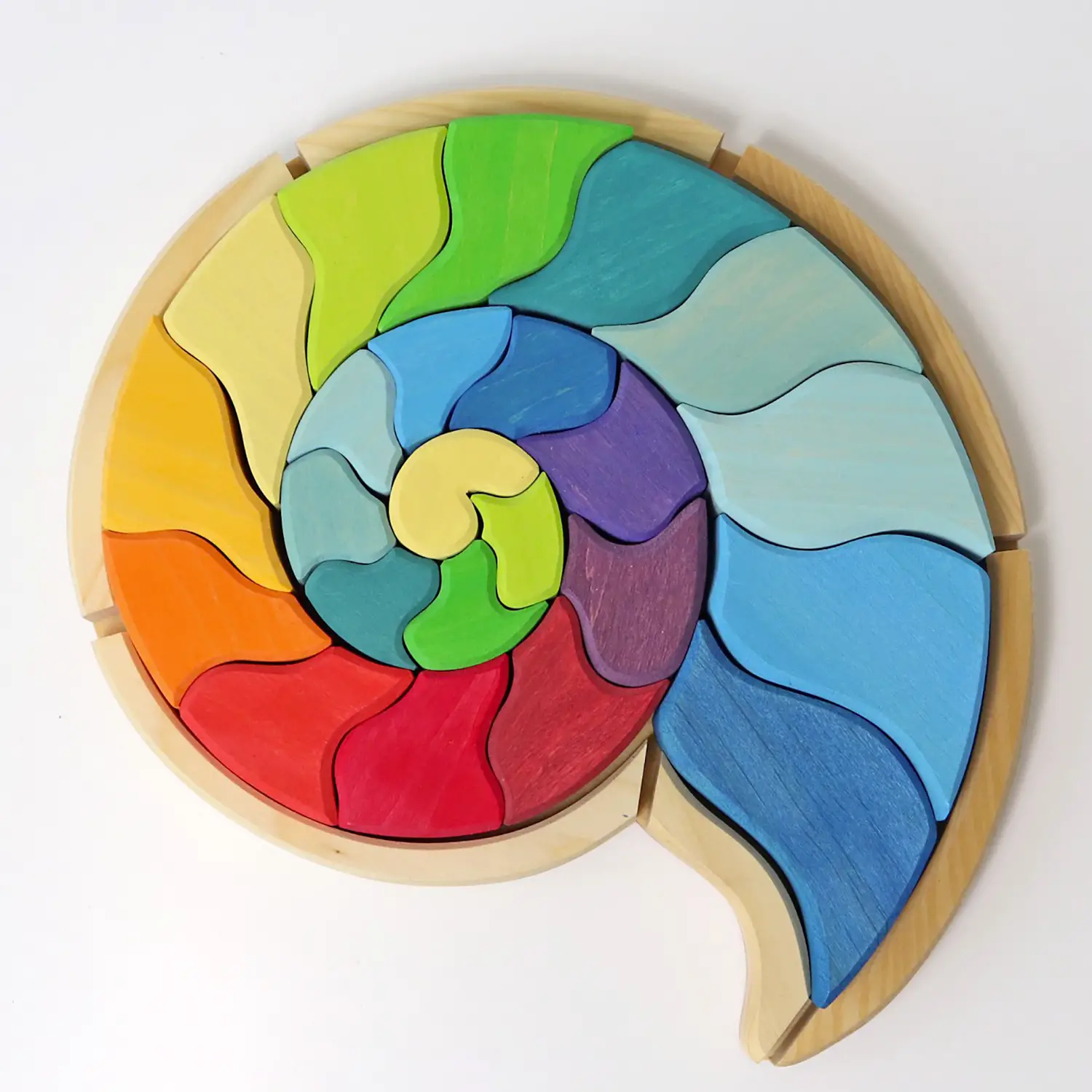 Costruzioni In Legno Set 23 Pezzi Conchiglia - Incastri e puzzle in legno