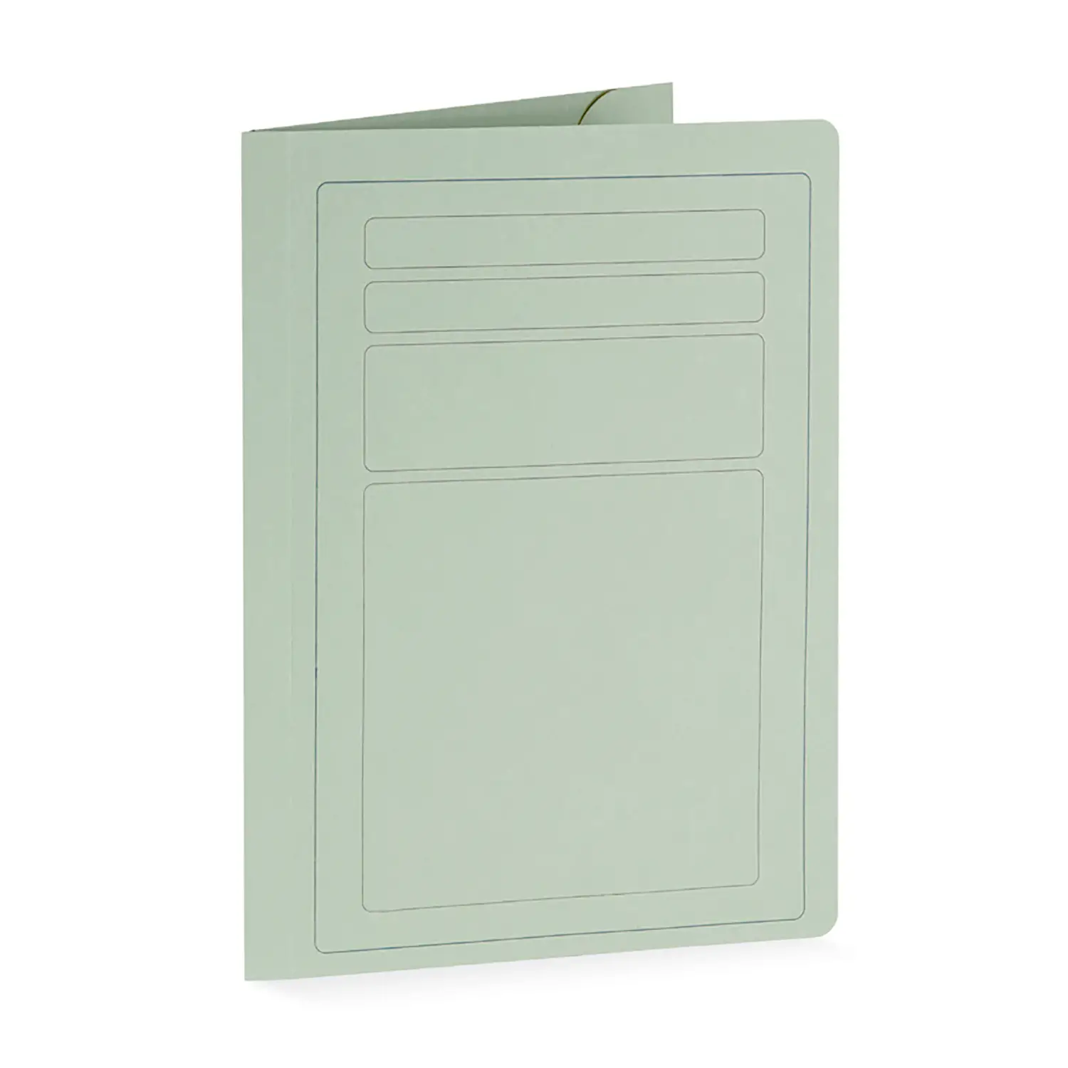 Cartelline 3 Lembi con Stampa 50Pezzi Verde Gr190 - Cancelleria varia