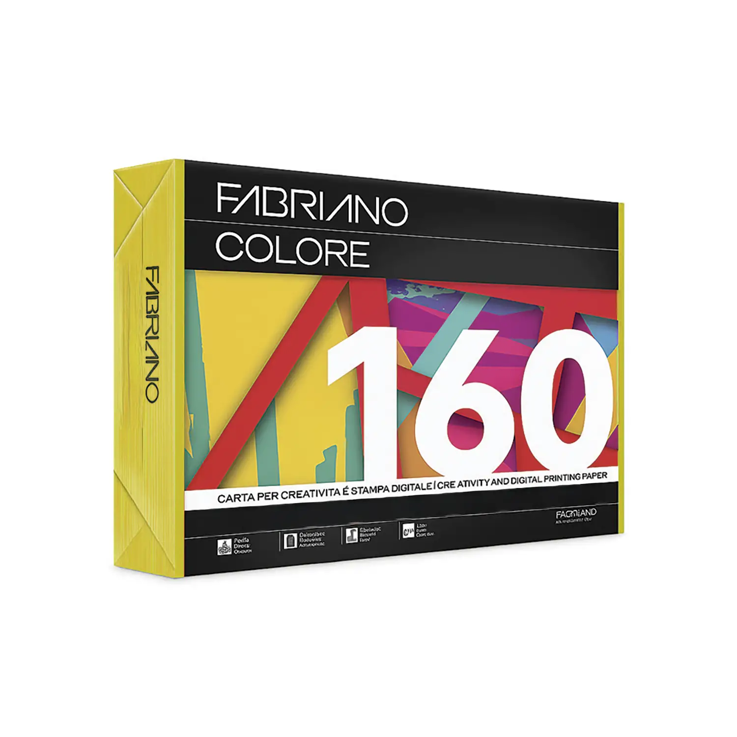 Carta Per Fotocopie Fabriano Colore 160 Gr/mq A3 Giallo Risma 125 Fogli - Carta e cartoncino