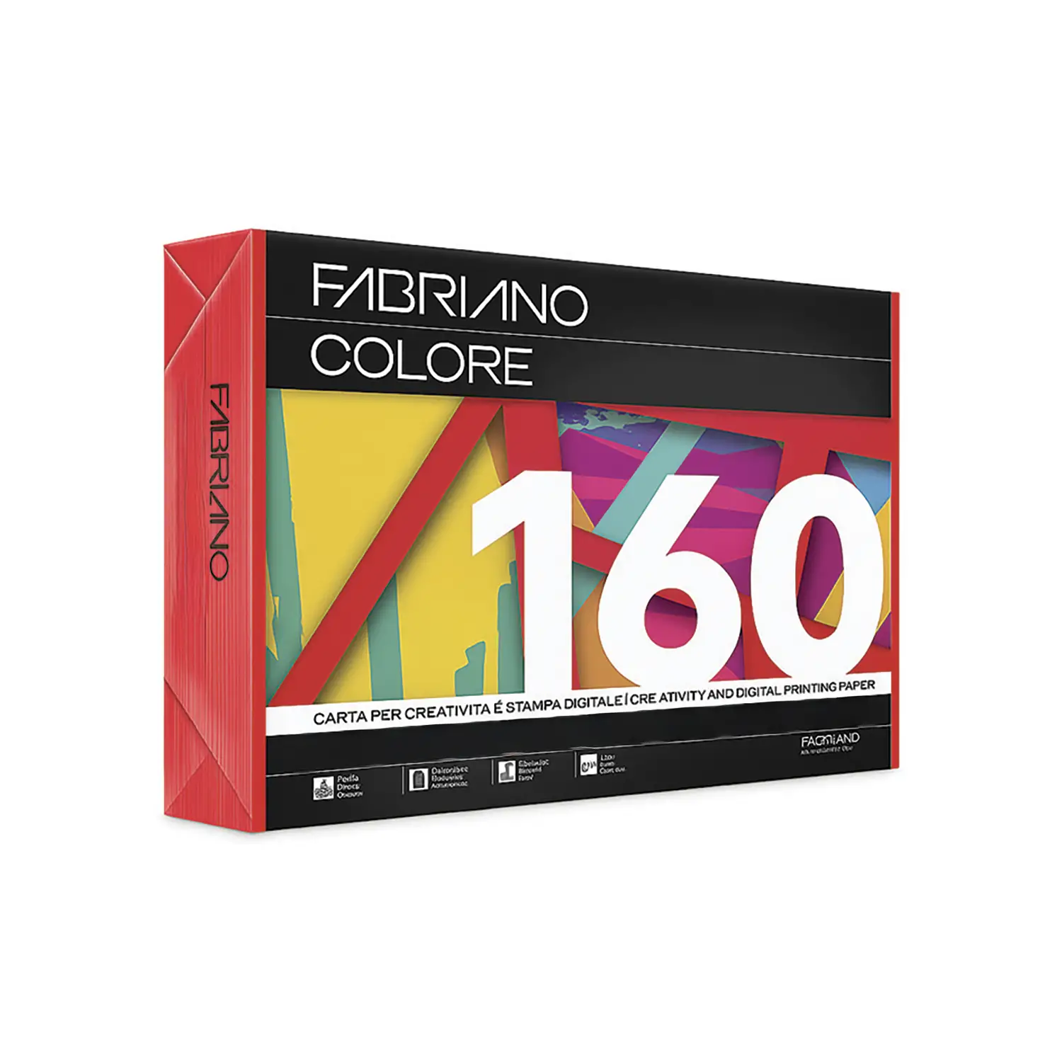 Carta Per Fotocopie Fabriano Colore 160 Gr/mq A3 Rosso Risma 125 Fogli - Carta e cartoncino