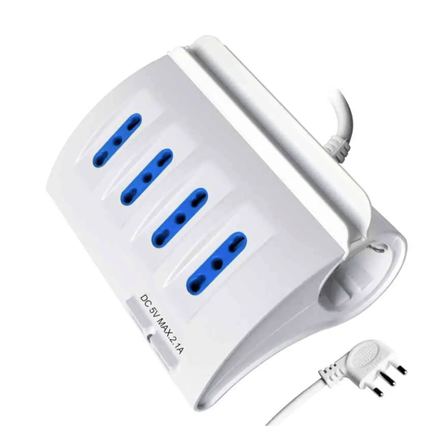 Multipresa 6 Posti + 2 USB con Portacellulare - Accessori ufficio