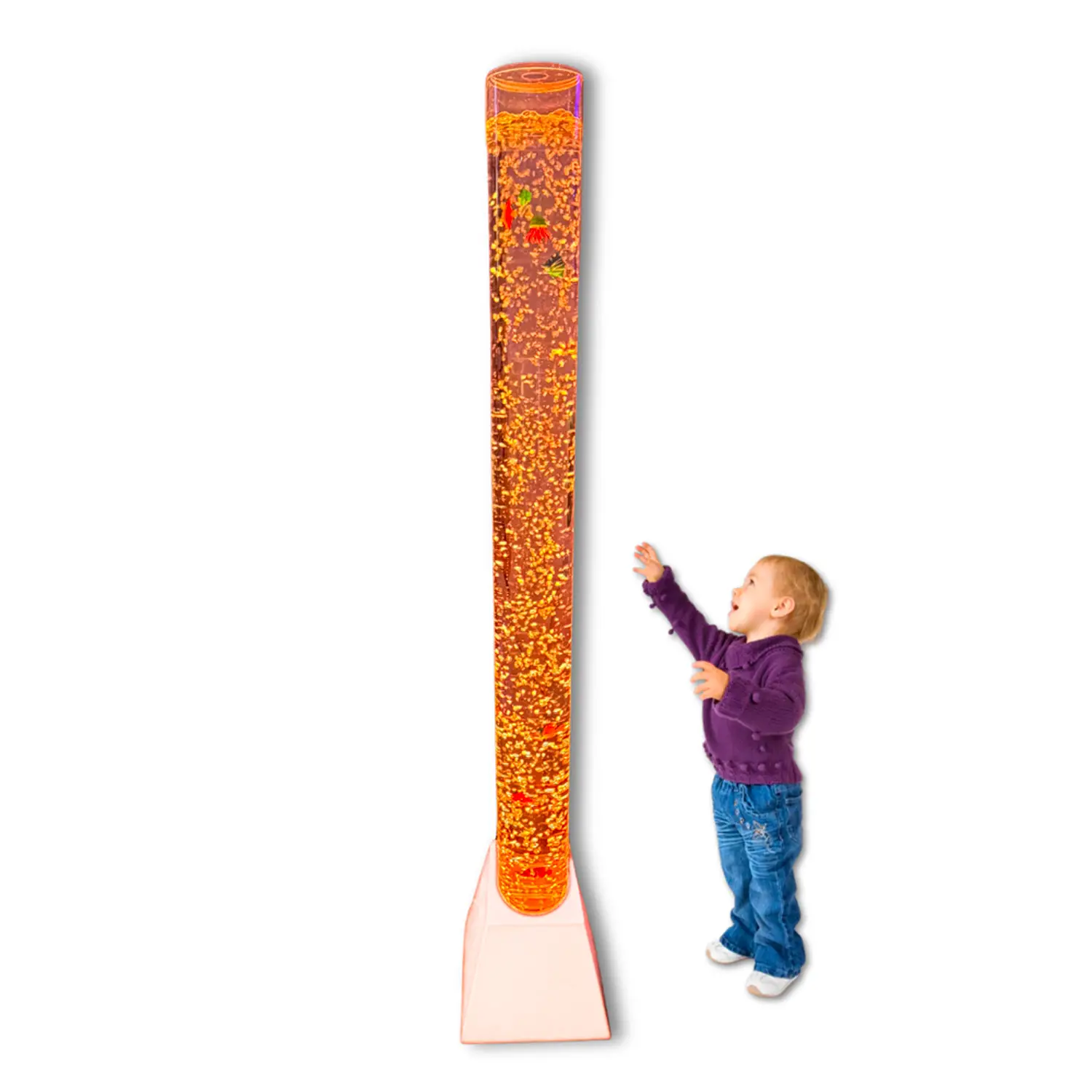 Tubo a Bolle Multisensoriale con Telecomando, H 183 cm - Relax e Stimolazione Sensoriale - Banchi antropometrici