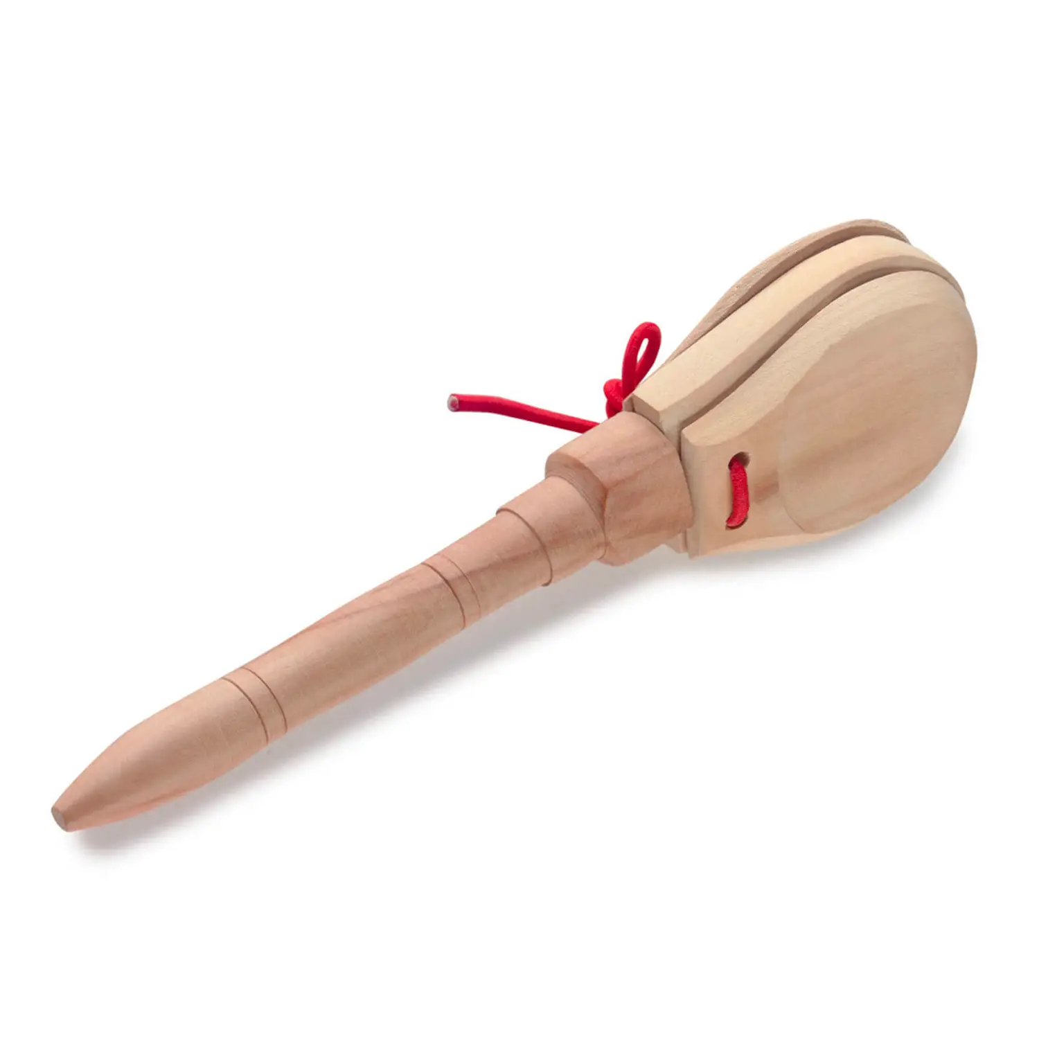 Nacchere in Legno con Impugnatura, Strumento Musicale 21 cm - Educazione musicale