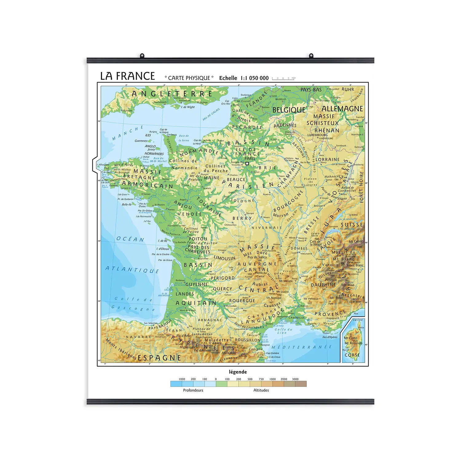 Carta Geografica Madrelingua Francia - Geografia e scienze naturali