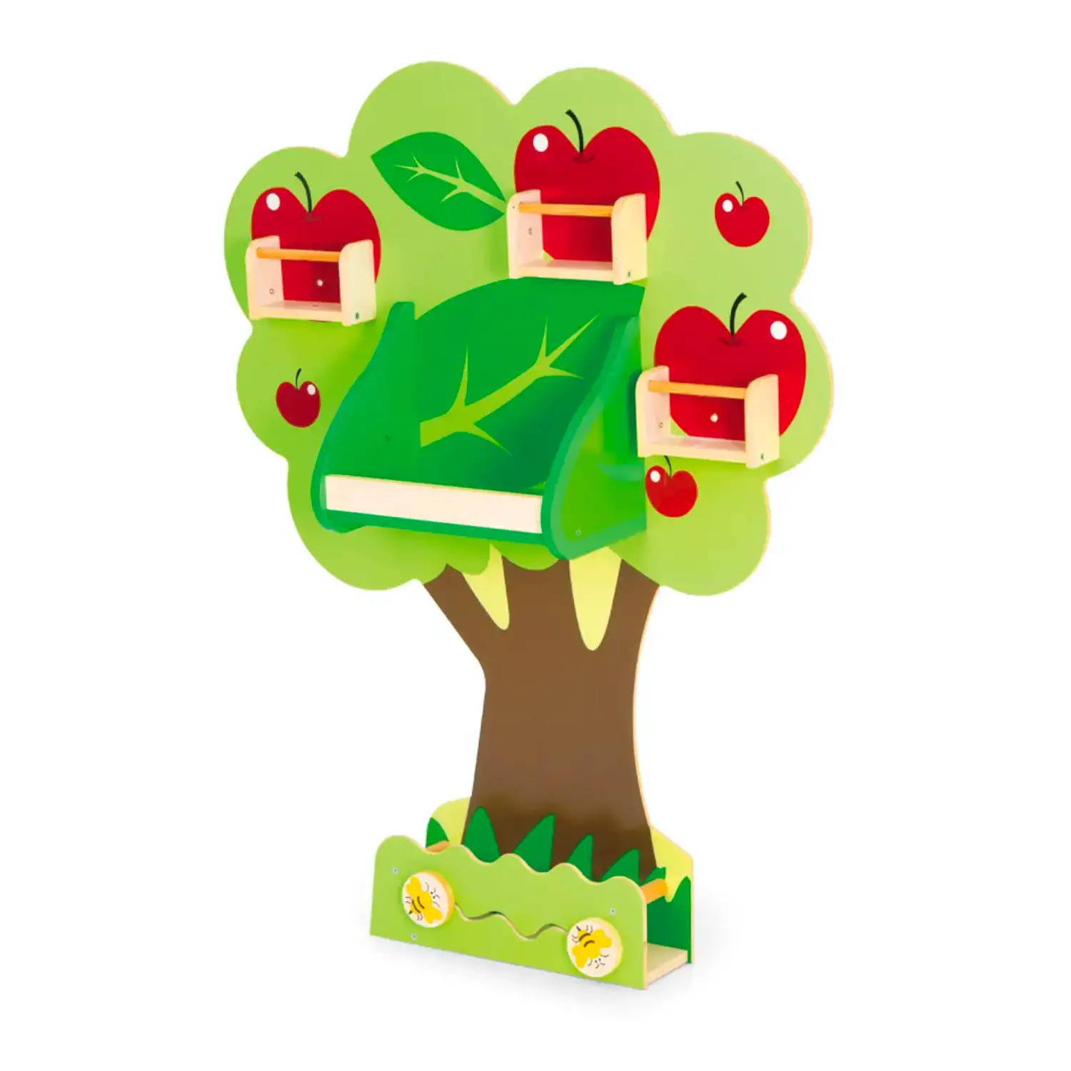 Libreria Murale Albero delle Mele per Angolo Lettura Asili - Librerie e zone lettura