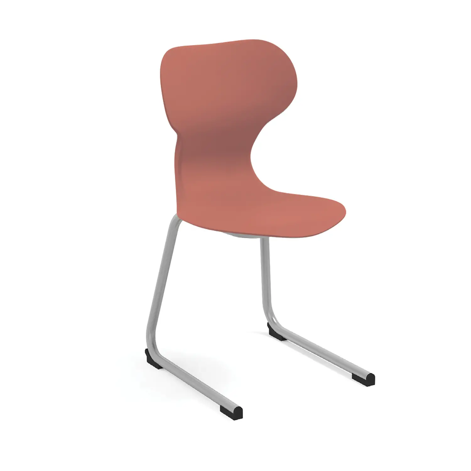 Sedia Mia Cantilever Mis. 6 - Rosso Per Ambienti Scolastici Innovativi - Arredo scuola dell'obbligo