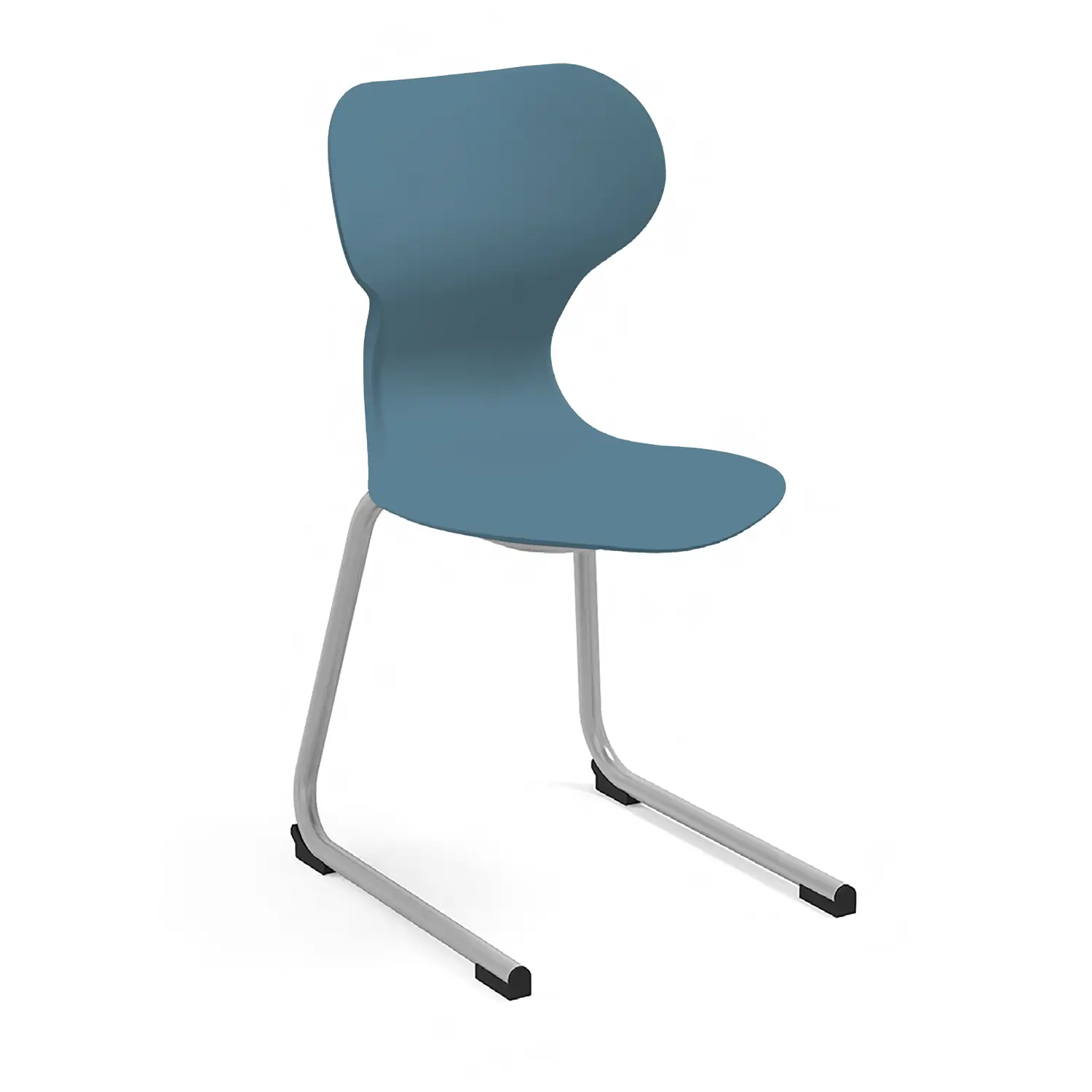 Sedia Mia Cantilever Mis. 6 - Blu Grigio Per Ambienti Scolastici Innovativi - Arredo scuola dell'obbligo