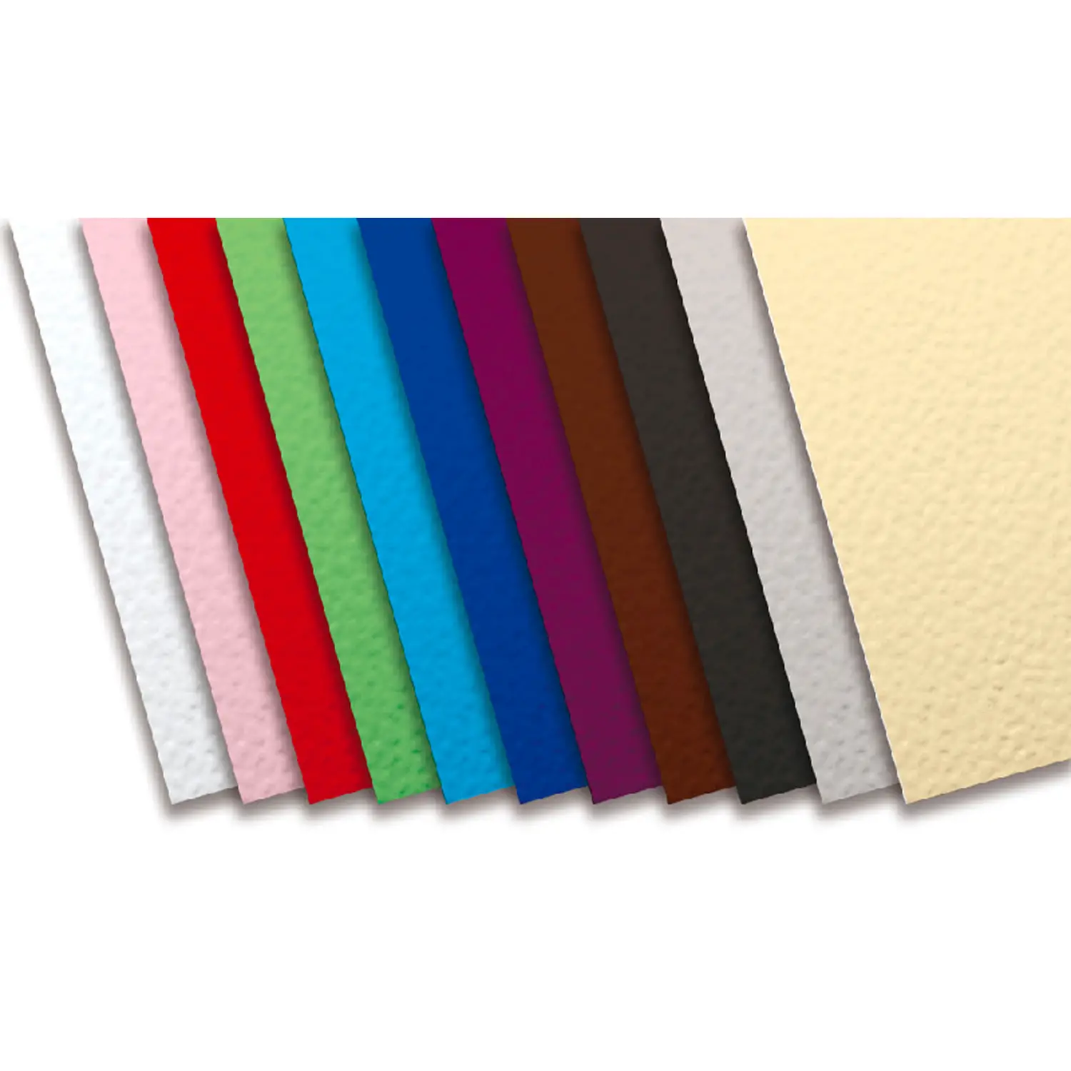 Cartoncino Colorato Premium Liscio-Ruvido cm. 35x50 Assortimento Integrativo 30 Fogli - Carta e cartoncino