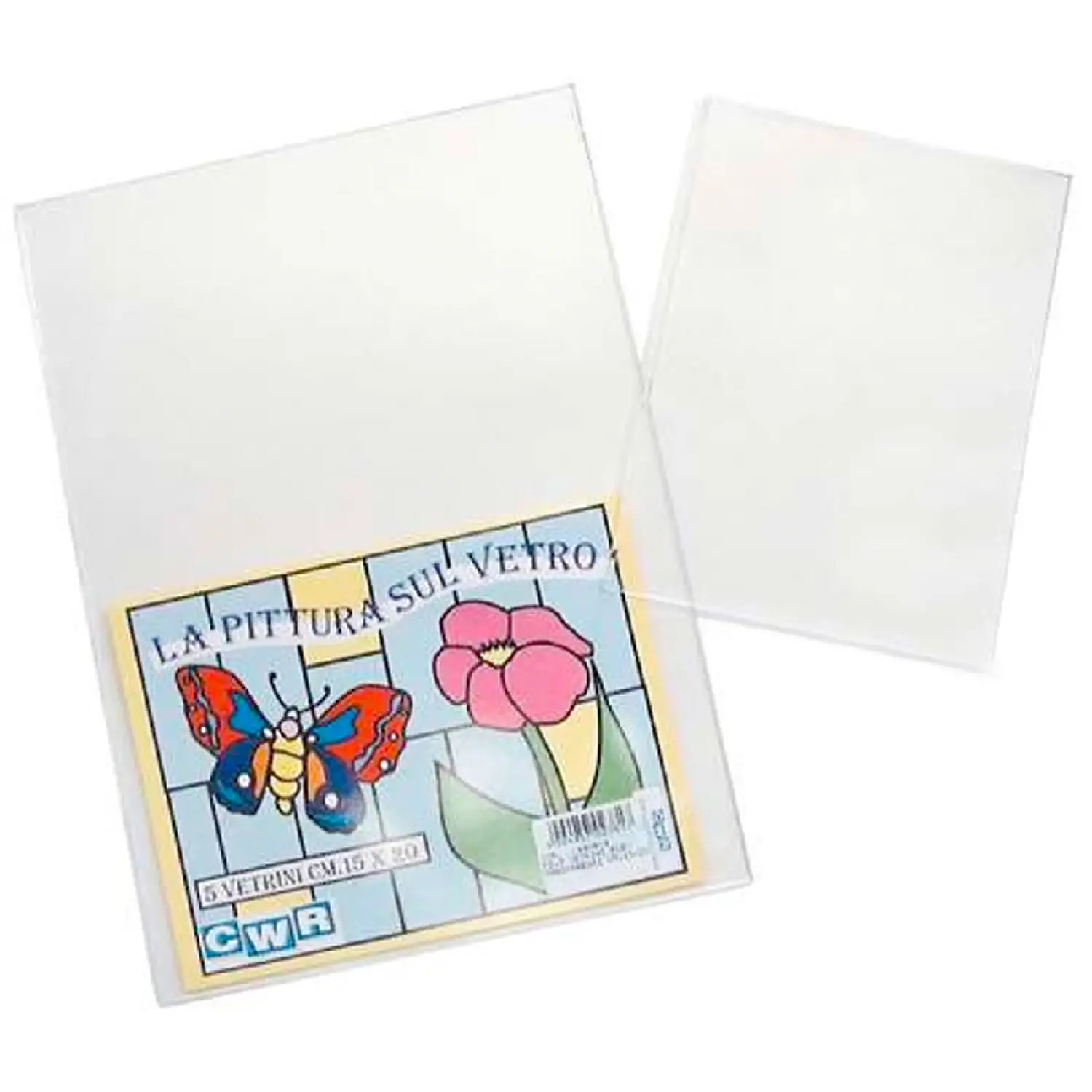 Plastovetro Rettangolare 15x20 cm – Vetrino Infrangibile - Cellulosa Plastica Polistirolo