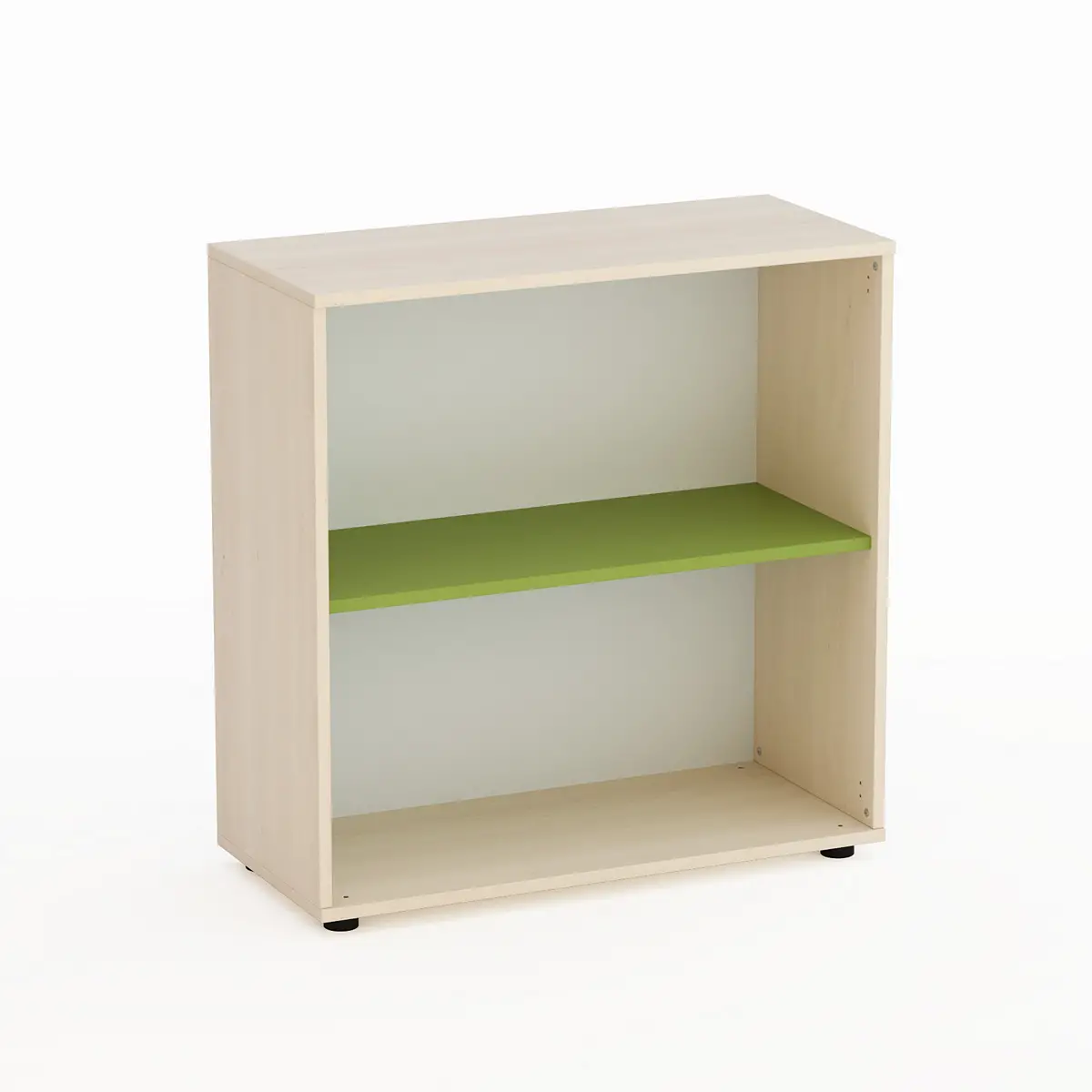 Mobile Kubò Betulla 9 Caselle H 75 Cm Ripiani Verde Kiwi | Conforme CAM - Arredo Nido e Infanzia