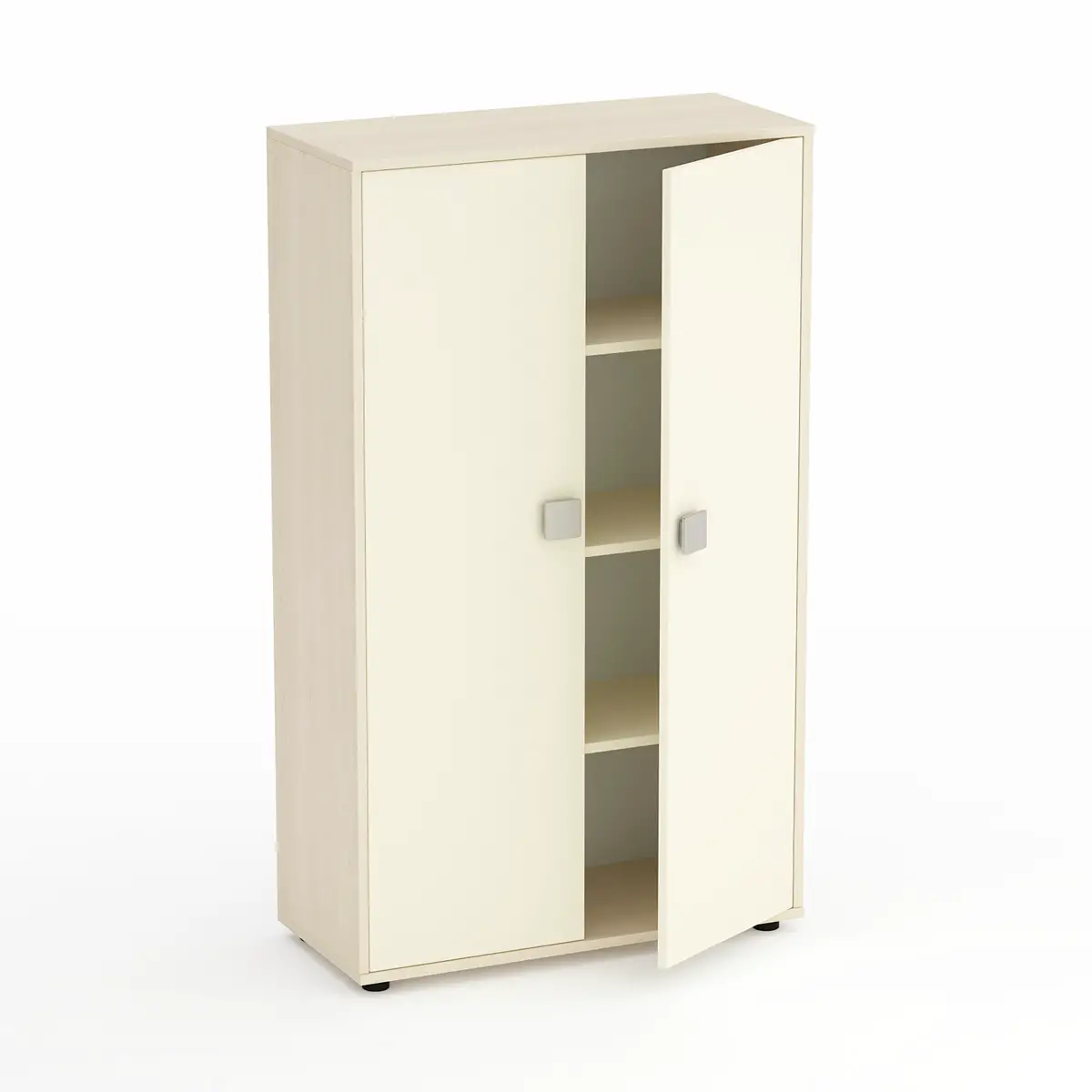 Mobile Scuola Infanzia Kubò Betulla 2 Ante H 150 cm. Magnolia - Conforme CAM - Arredo Nido e Infanzia