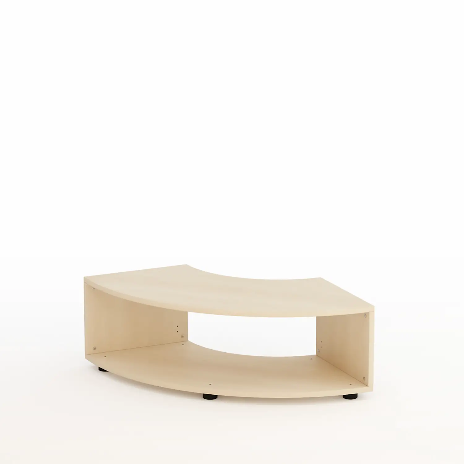 Mobile Scuola Kubò Betulla Curvo Angolare Altezza 30 cm. - Conforme CAM - Arredo Nido e Infanzia
