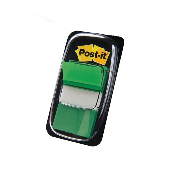 Index Post-it® 3M Verde - 50 Pezzi 43x25 mm - Accessori ufficio