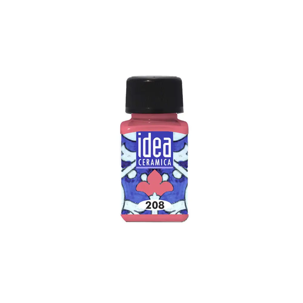 Colori per Ceramica a Freddo Maimeri 60 ml – Rosa Chiaro Lucido - Colori per vetro e ceramica