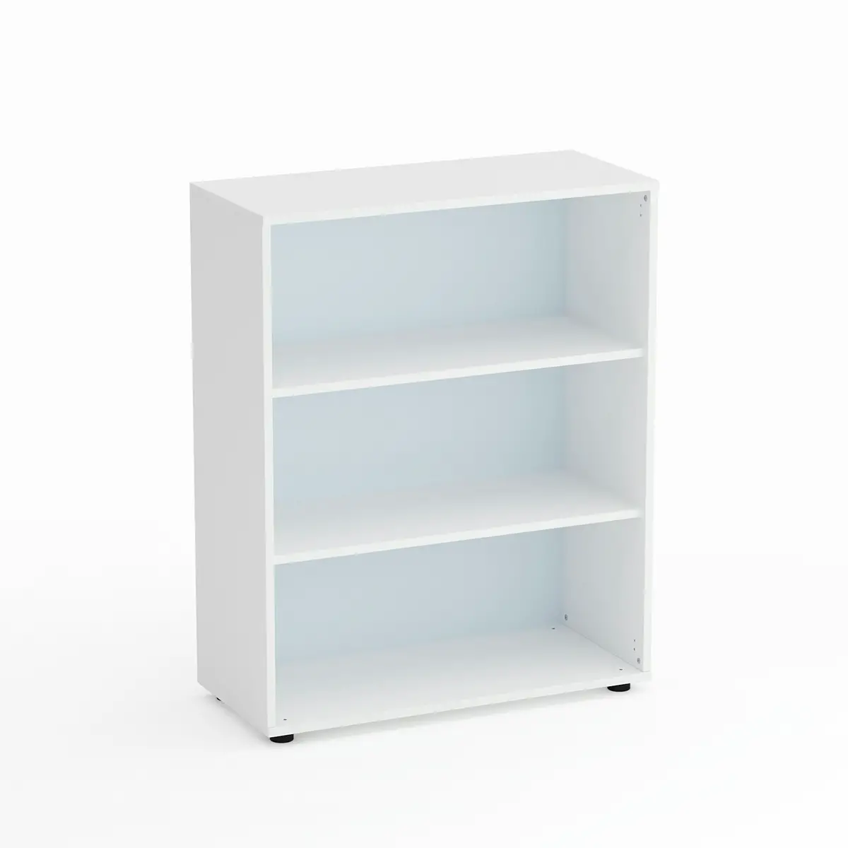 Mobile Scuola Kubò Bianco a Giorno H 110 cm – Ripiani Bianchi | Conforme CAM - Arredo scuola dell'obbligo