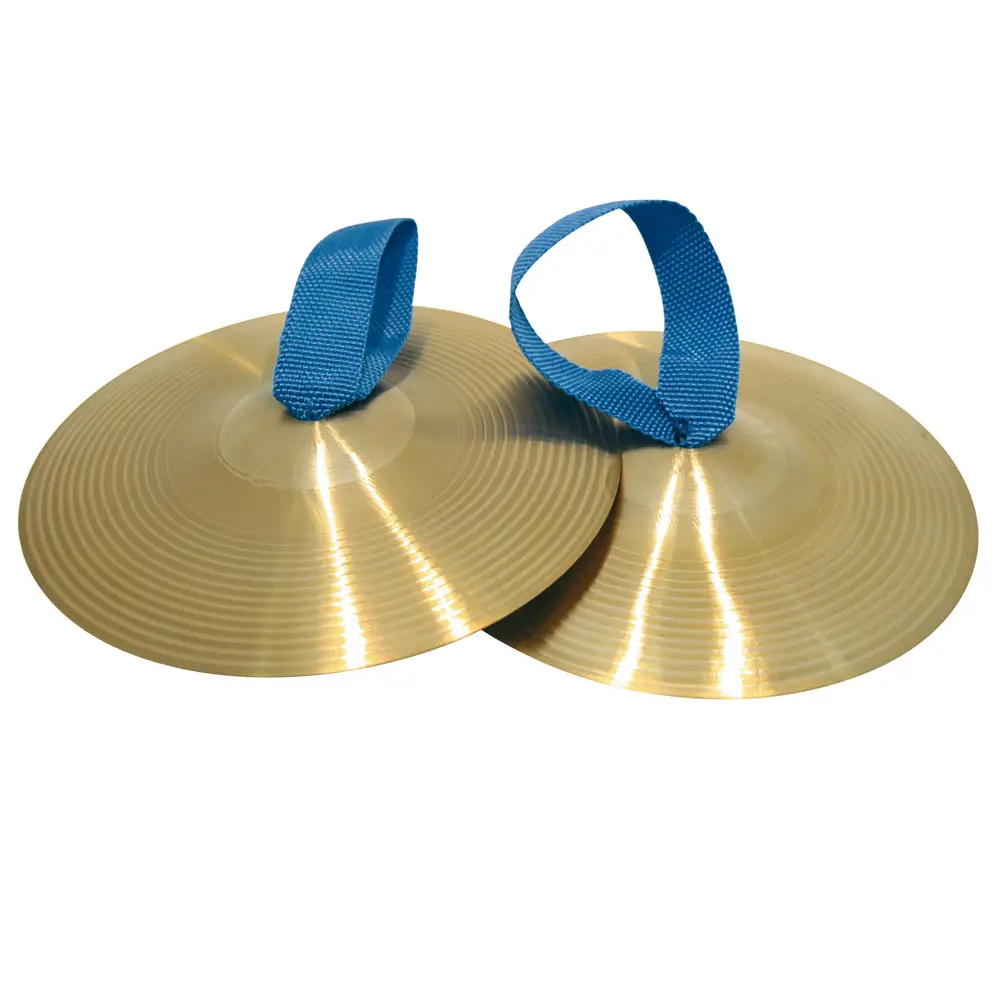 Coppia Piatti in Ottone con Manico – Alta Risonanza Ø 20 cm - Educazione musicale