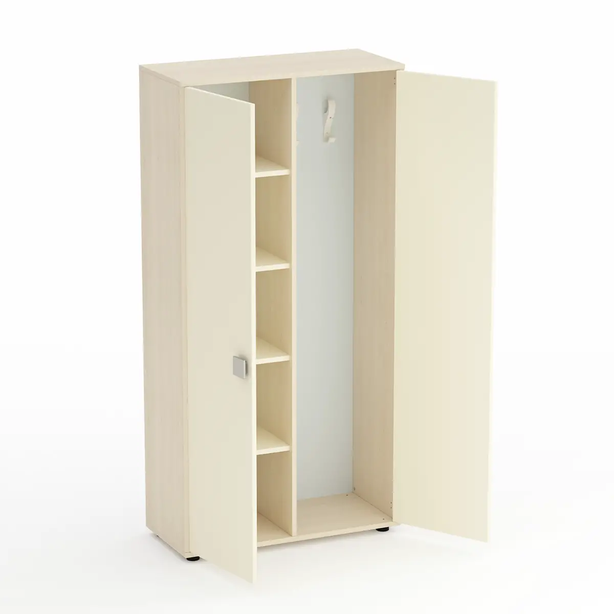 Mobile Kubò Betulla Spogliatoio Adulti- Ante Magnolia | Conforme CAM - Arredo scuola dell'obbligo