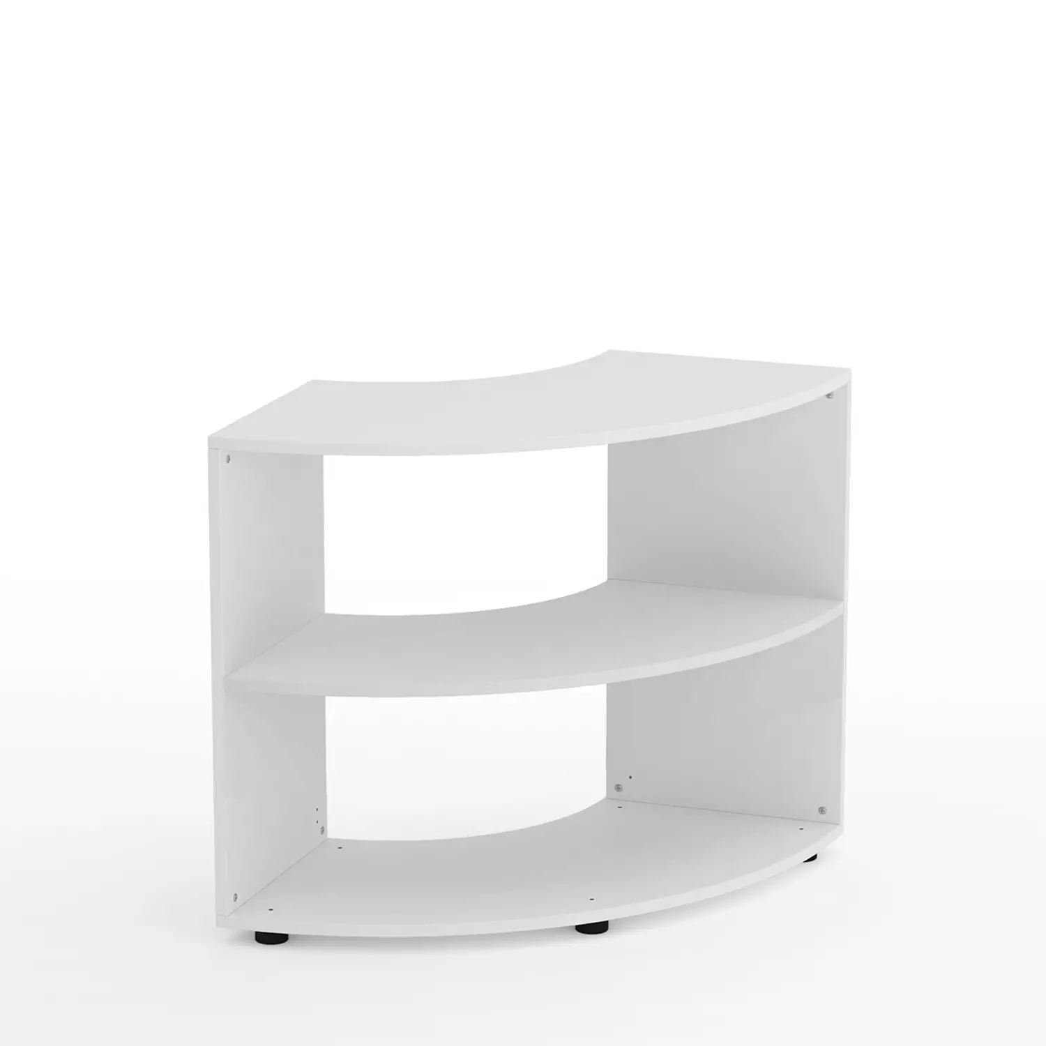 Mobile Scuola Kubò Bianco Angolare H 75 cm. Ripiani Bianco - Conforme CAM - Arredo scuola dell'obbligo