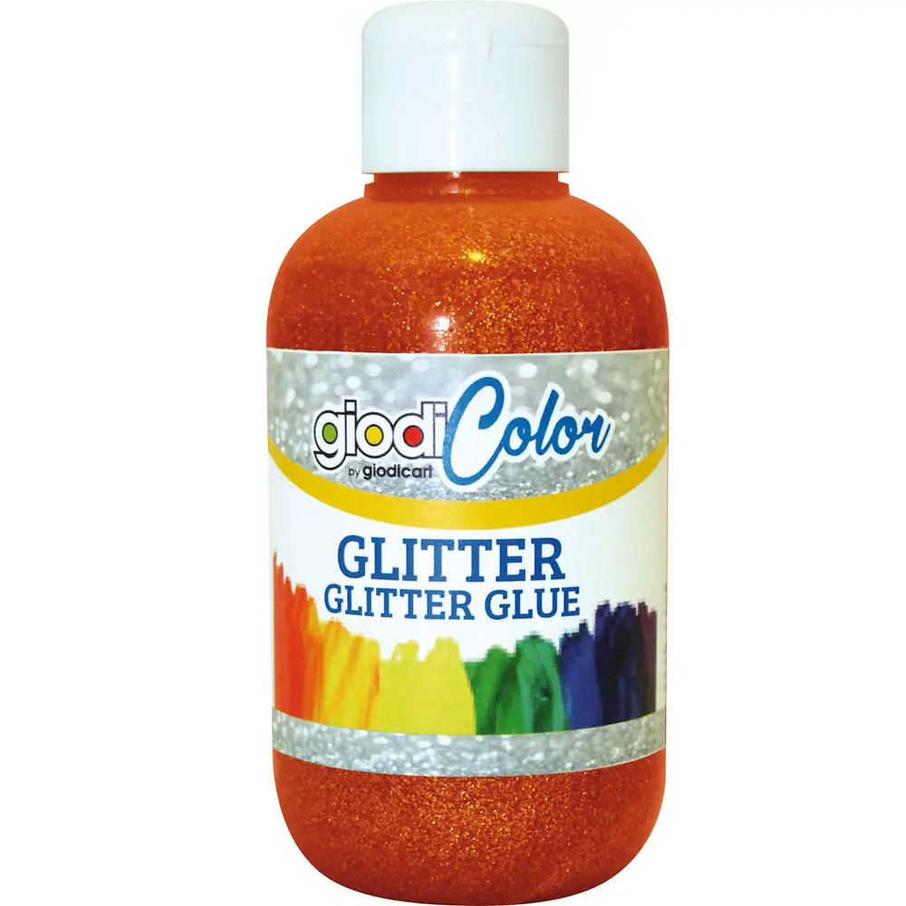 Tempera Acriica Glitter Giodicolor - 250 ml - Rosso - Tempere