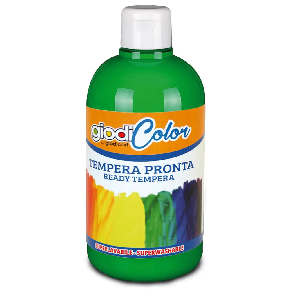 Colore a Tempera per Bambini Giodicolor 500 ml. Verde - Tempere