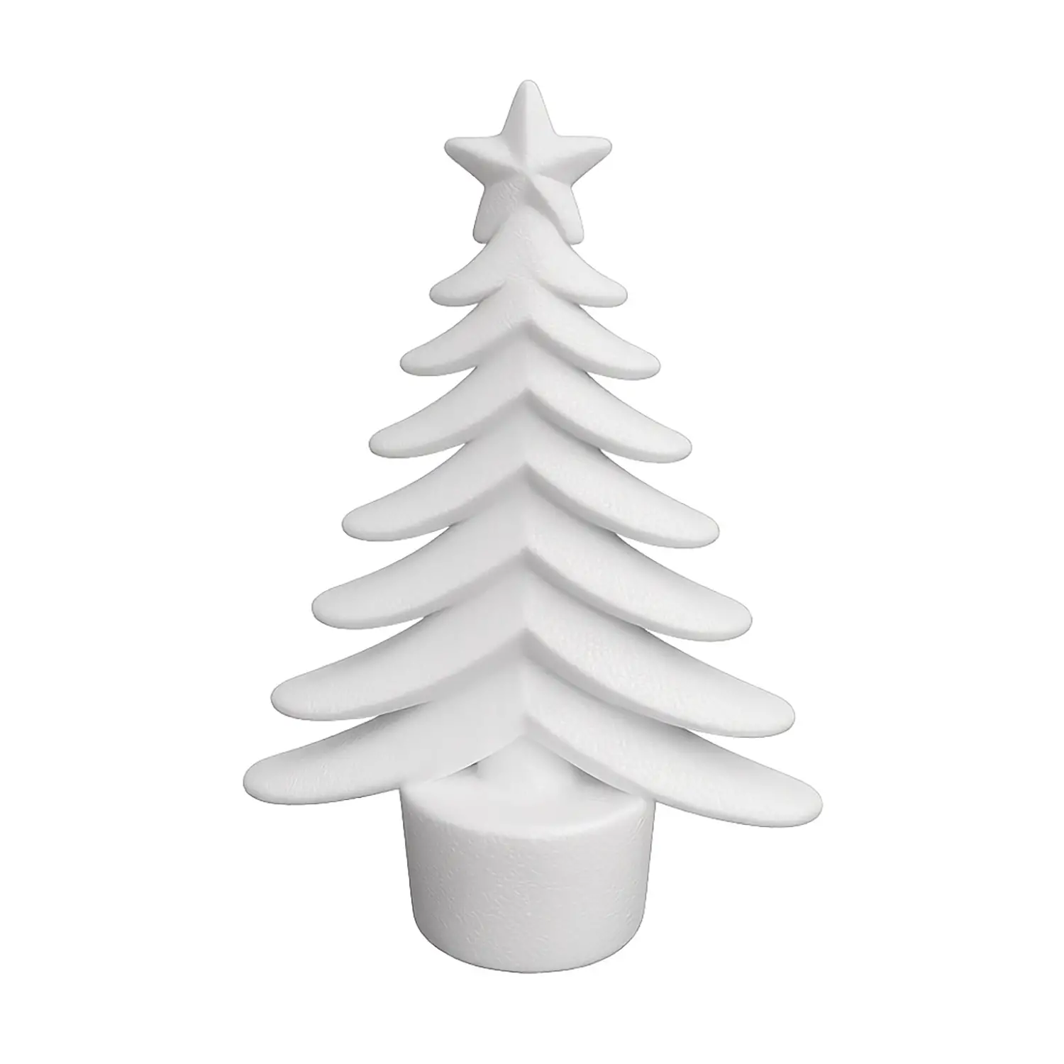 Albero di Natale in Polistirolo – 9x15 cm - Cellulosa Plastica Polistirolo