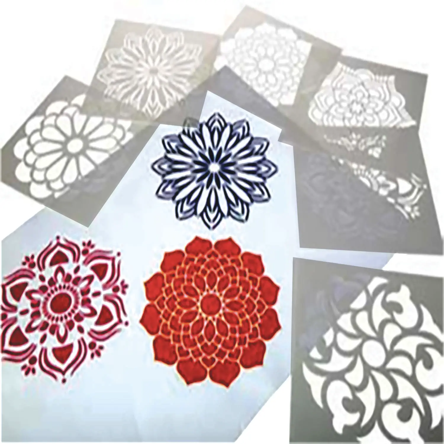 Stencil Decori Mandala – 6 Sagome - Stencil