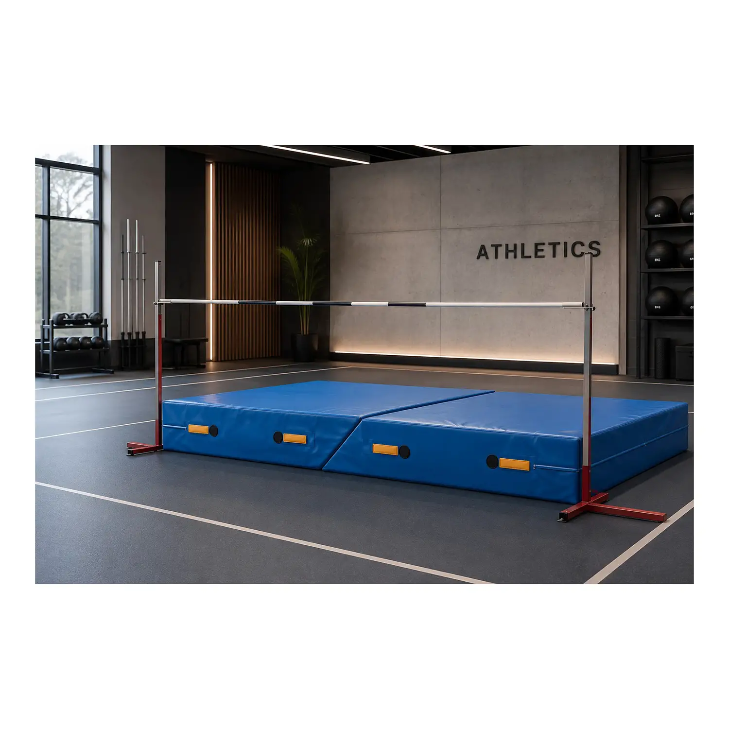 Zona di caduta per salto in alto. Dimensione cm 600x350x60h Telonato - Attrezzature sportive