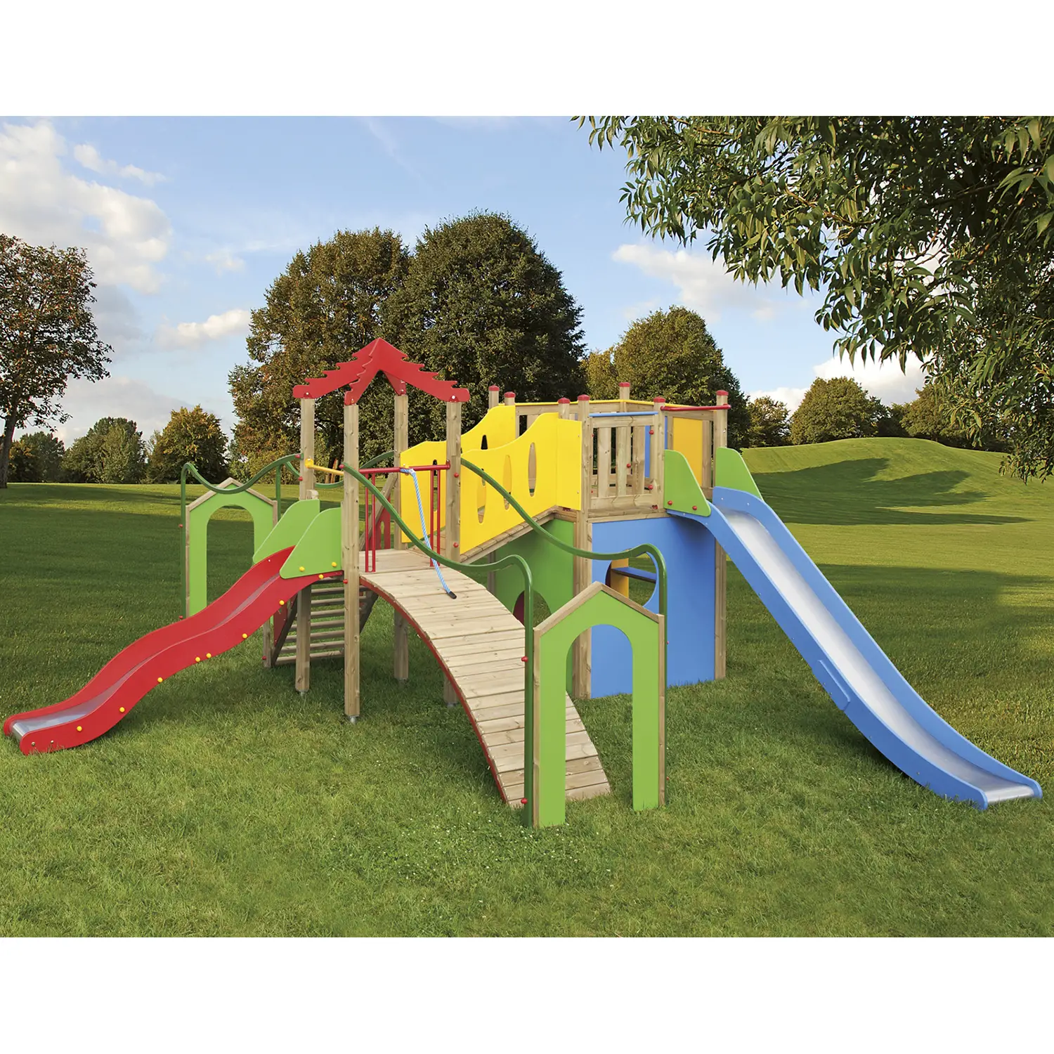 Fortino Rifugio – Playground Certificato EN 1176 per Parchi Giochi - Playgrounds e giostre