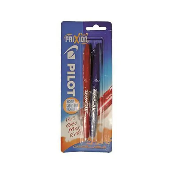 Pilot 2 Penne a Sfera Frixion Ball Blister Blu-rosso - penne pennarelli ufficio