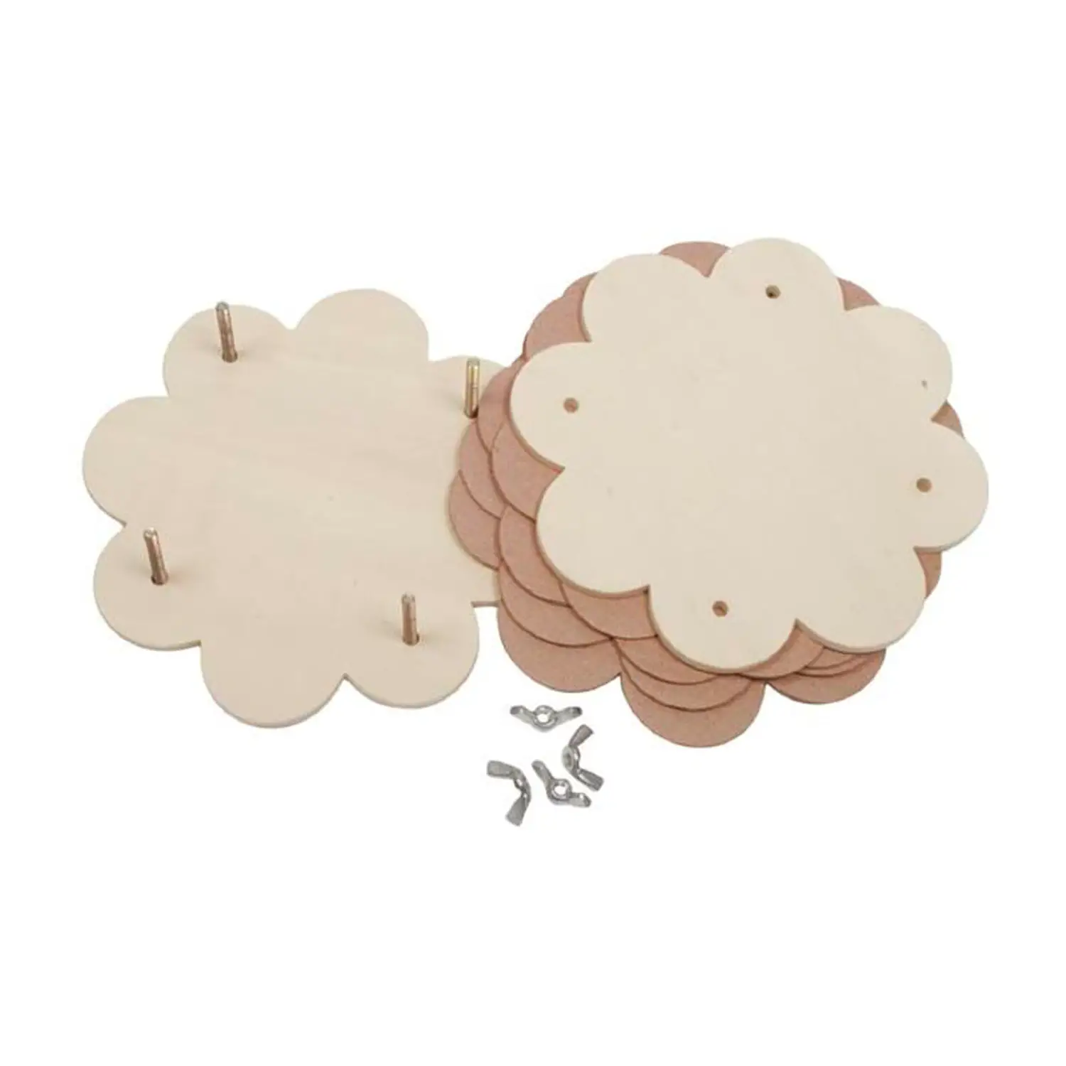 Pressa in Legno per Fiori e Foglie – Diametro 15 cm - Soggetti in legno