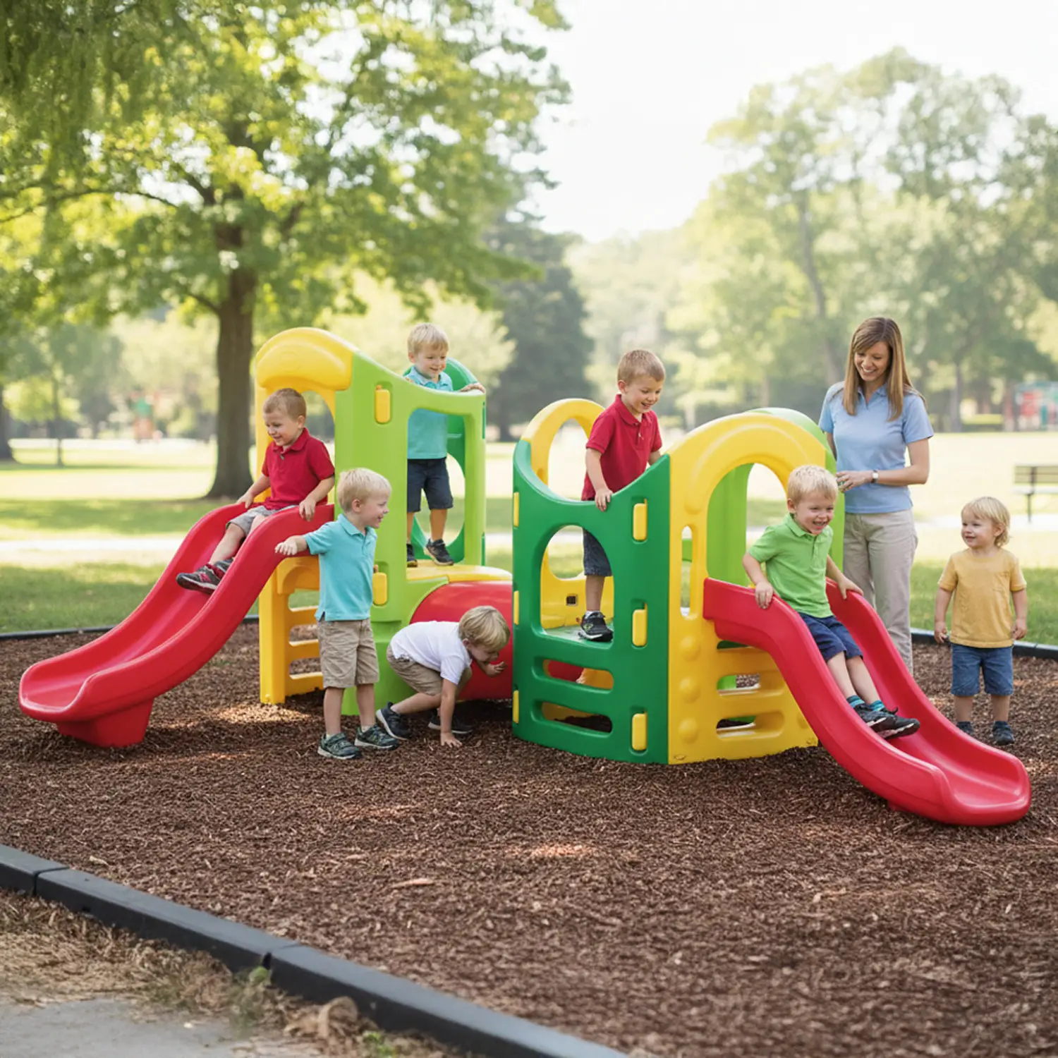 Parco Gioco Trasformabile 8-In-1 – Playground Natural - Casette
