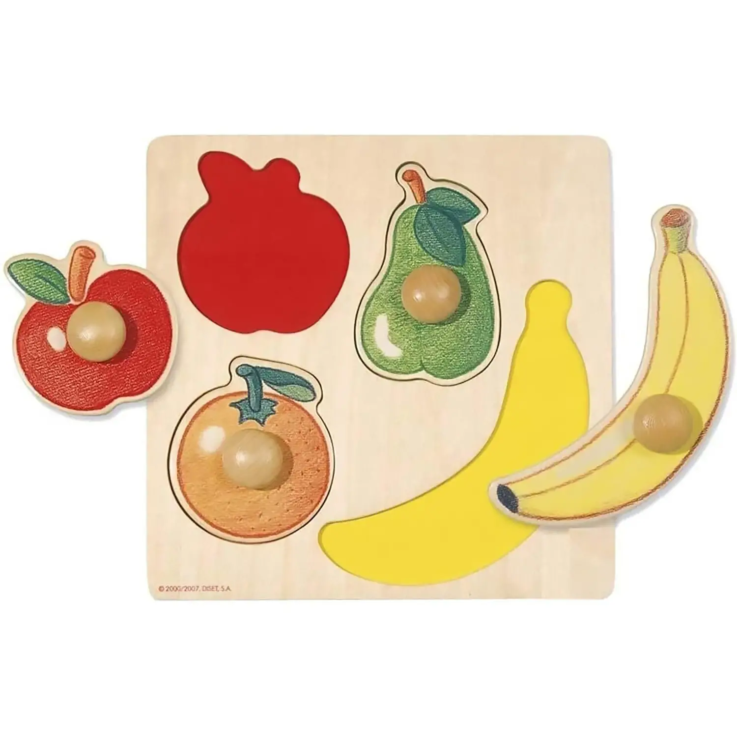 Primi Incastri - Frutta - Incastri e puzzle in legno